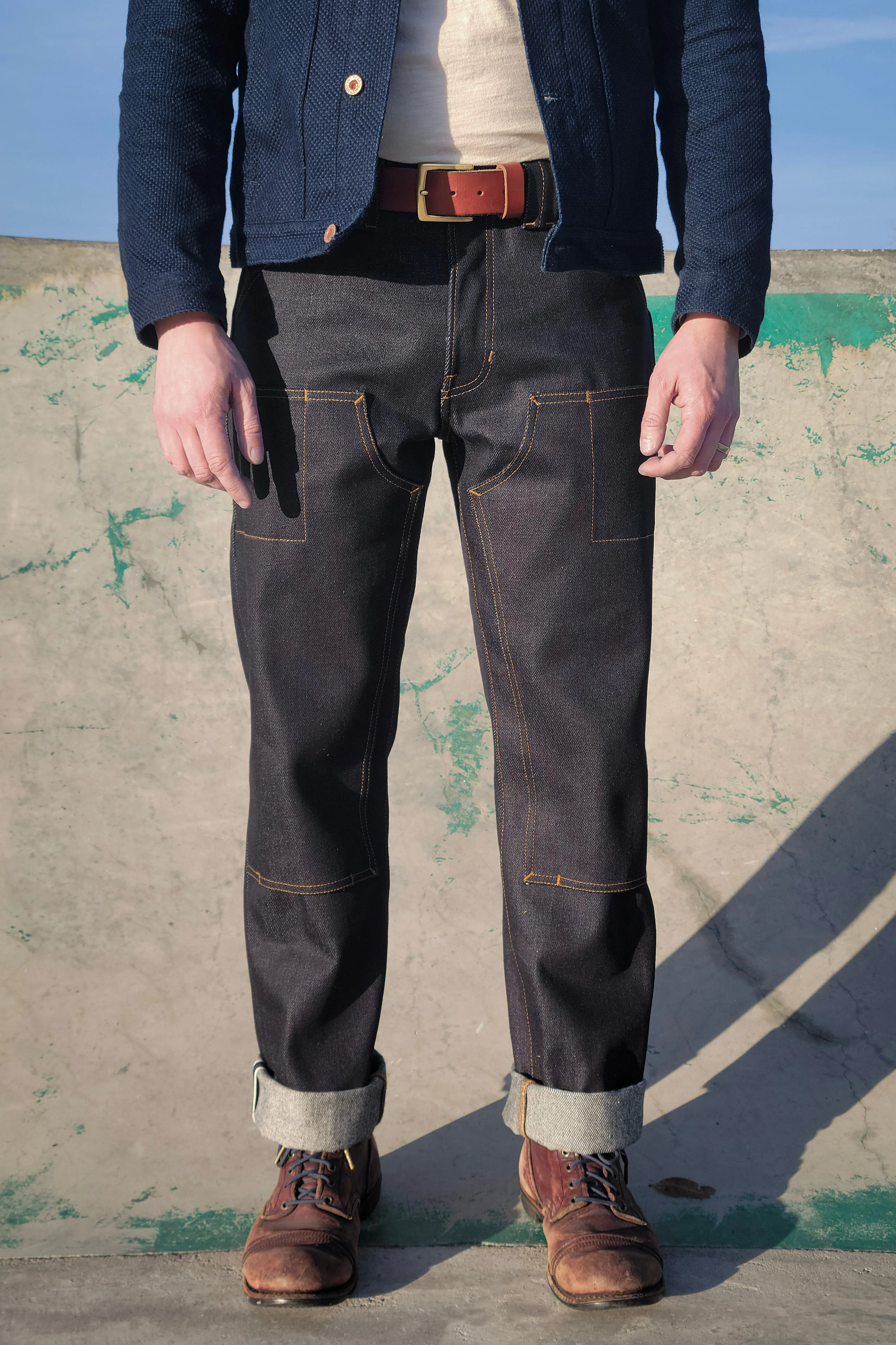 Work Pants - 22oz. Extra Heavyweight Japanese Selvedge sold by Skinner American Goods