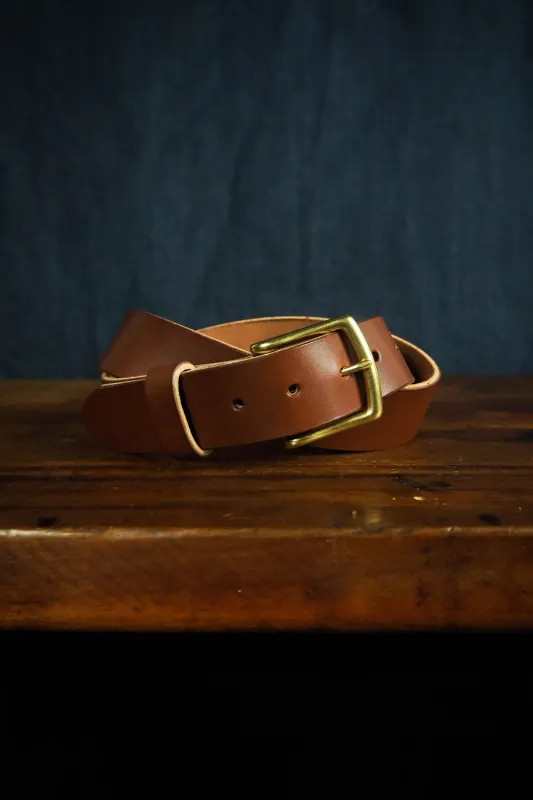 Leather Belt - Brown sold by Skinner American Goods