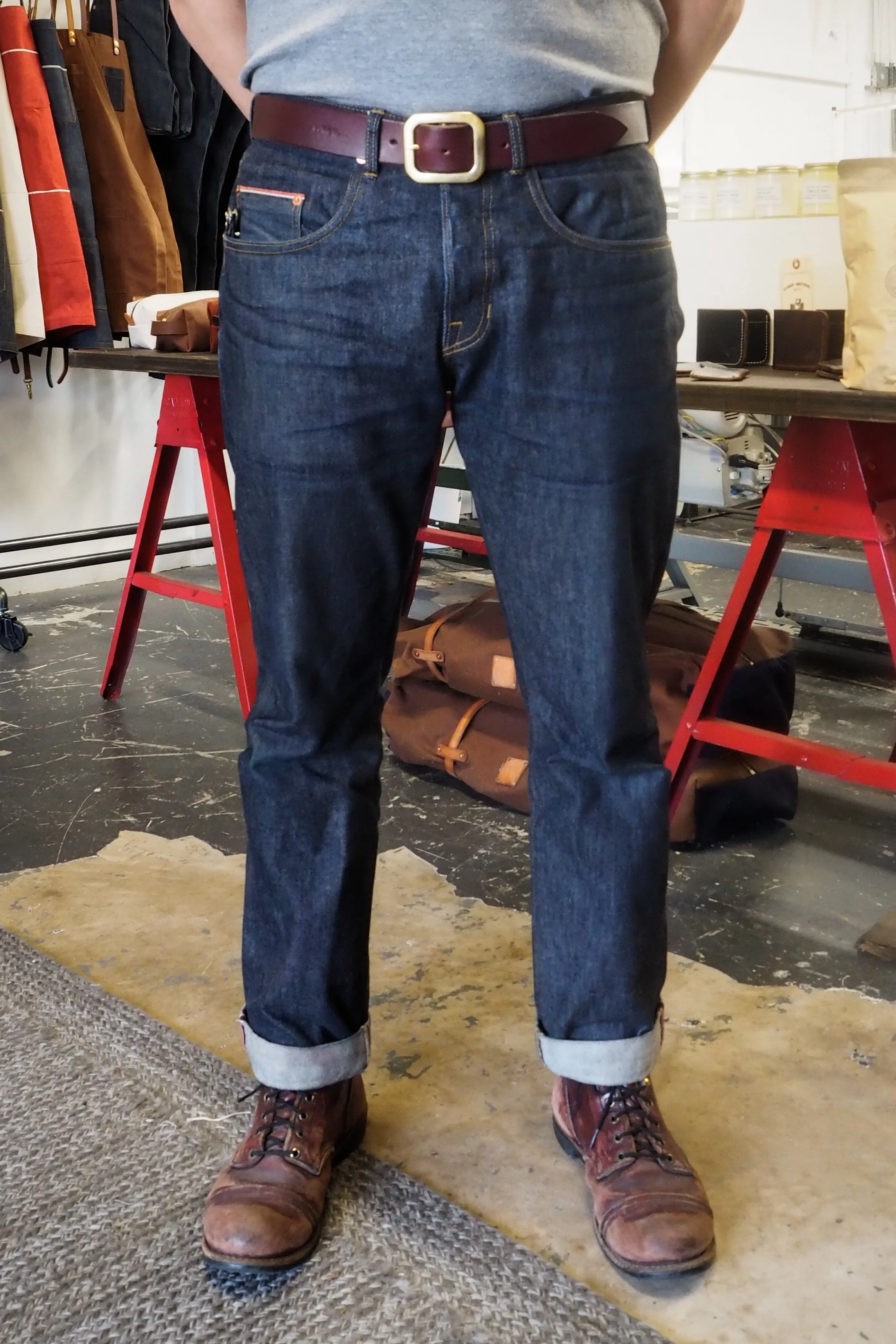 Standard Fit - 14oz. Vidalia Mills Selvedge sold by Skinner American Goods product image thumbnail 5