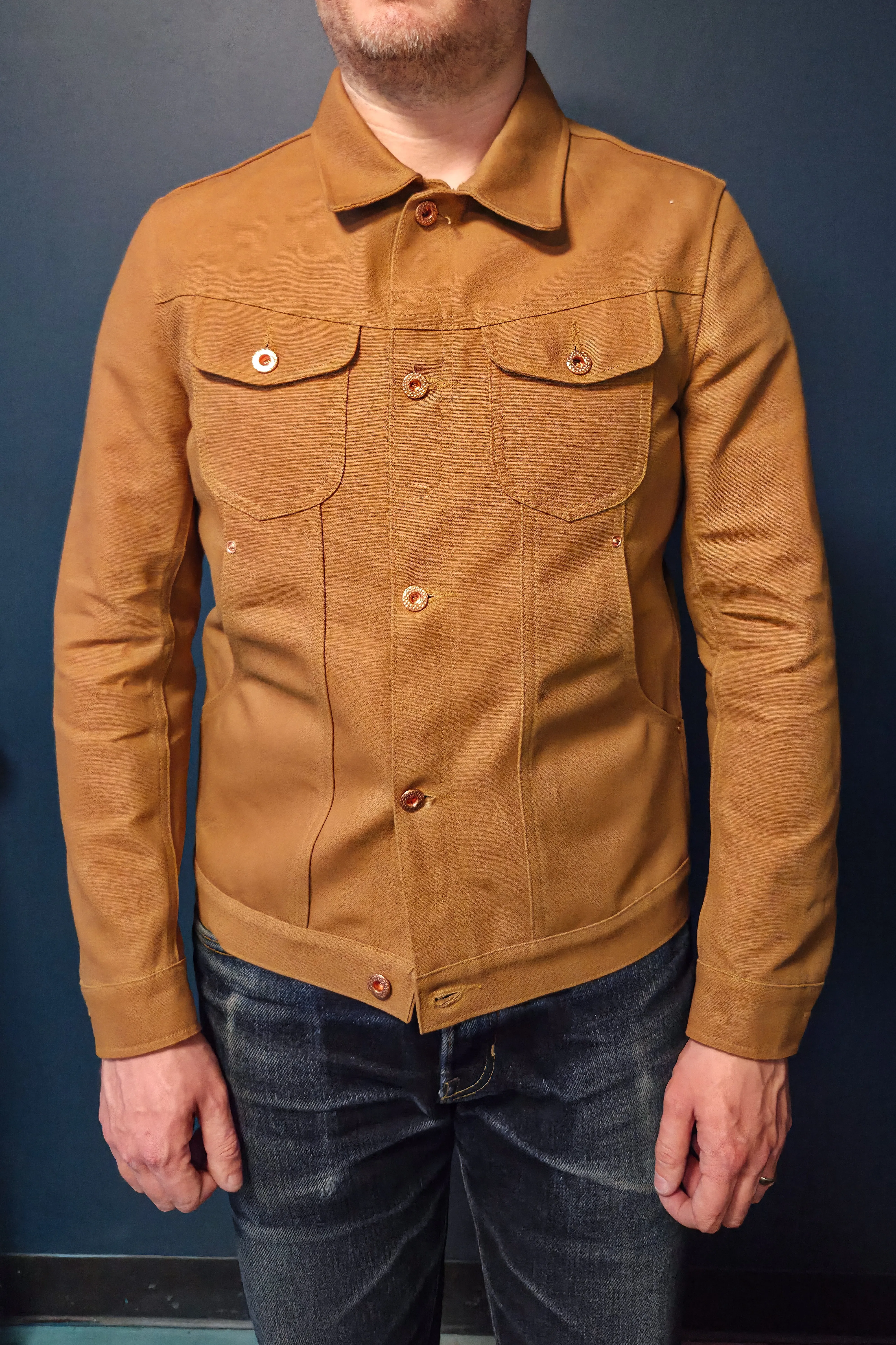 Scout Jacket - 12oz. USA Tan Canvas sold by Skinner American Goods