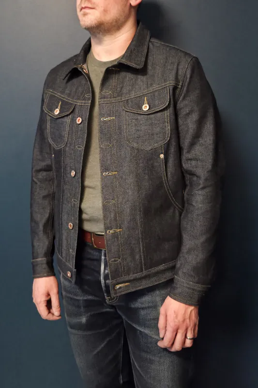 Scout Jacket - 13.5oz. Vidalia Indigo x Black Selvedge sold by Skinner American Goods