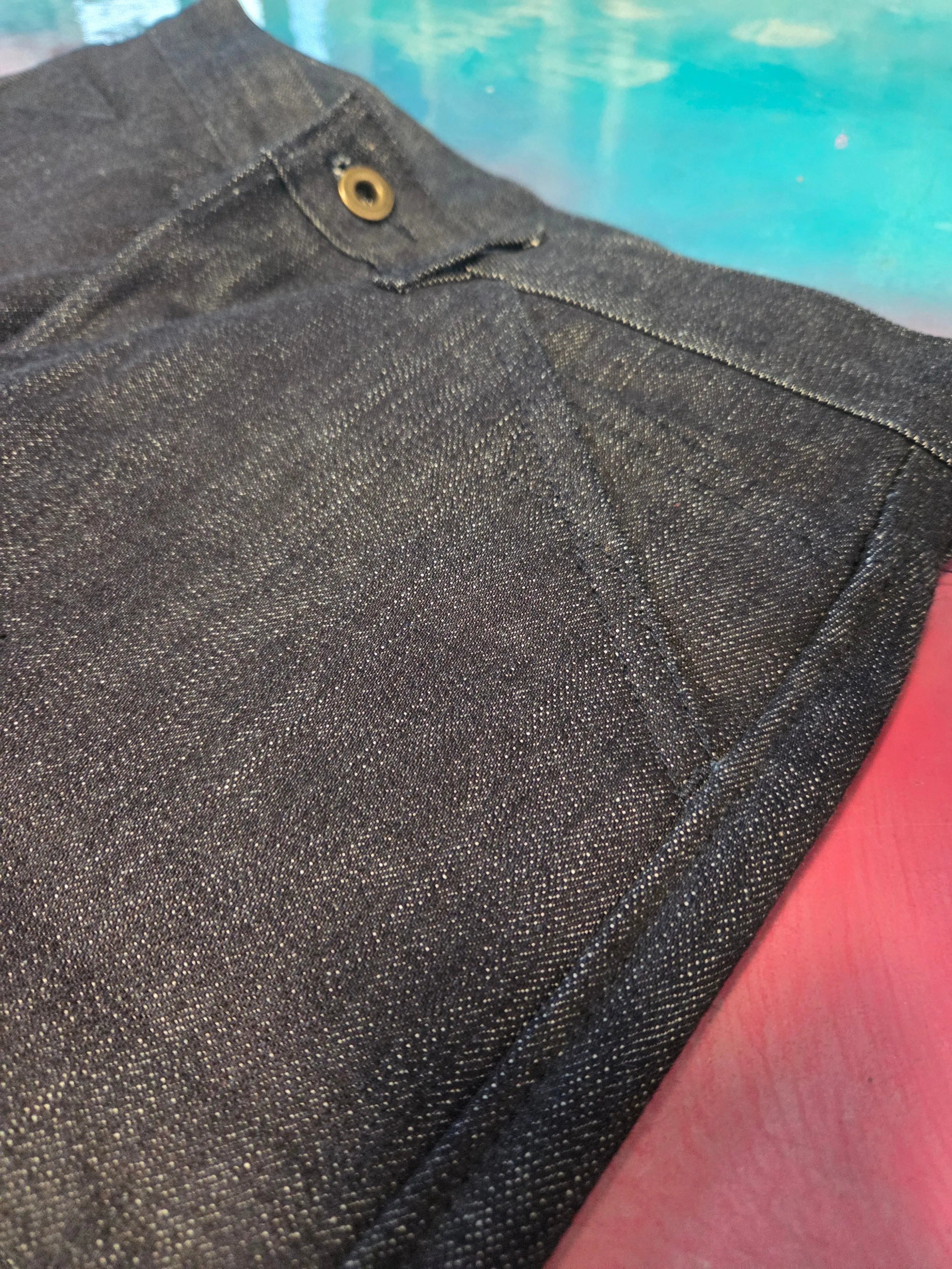 Casual Denim Pants - 17oz. Japanese Indigo Selvedge 30 x 35 size exchange sold by Skinner American Goods product image thumbnail 3