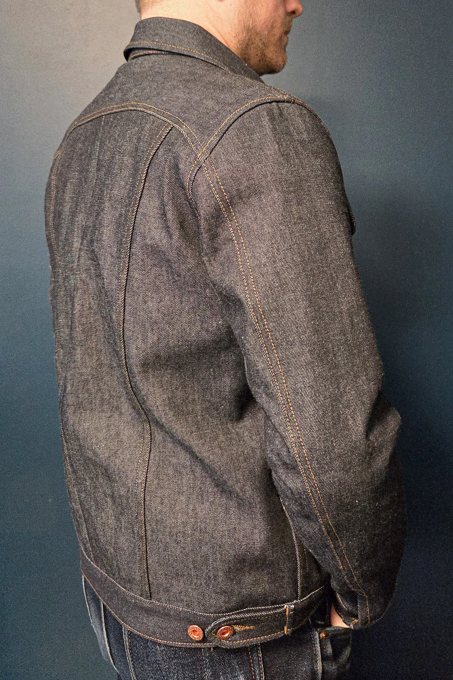 Scout Jacket - 14oz. Vidalia Indigo Selvedge Large sold by Skinner American Goods product image thumbnail 5