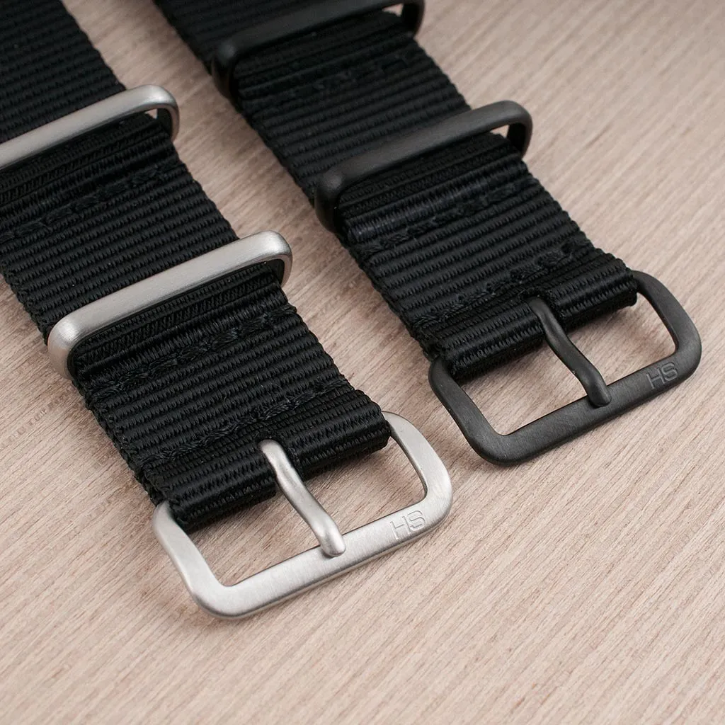 20mm STANDARD H x StrapHabit Black Watch Straps sold by STANDARD H