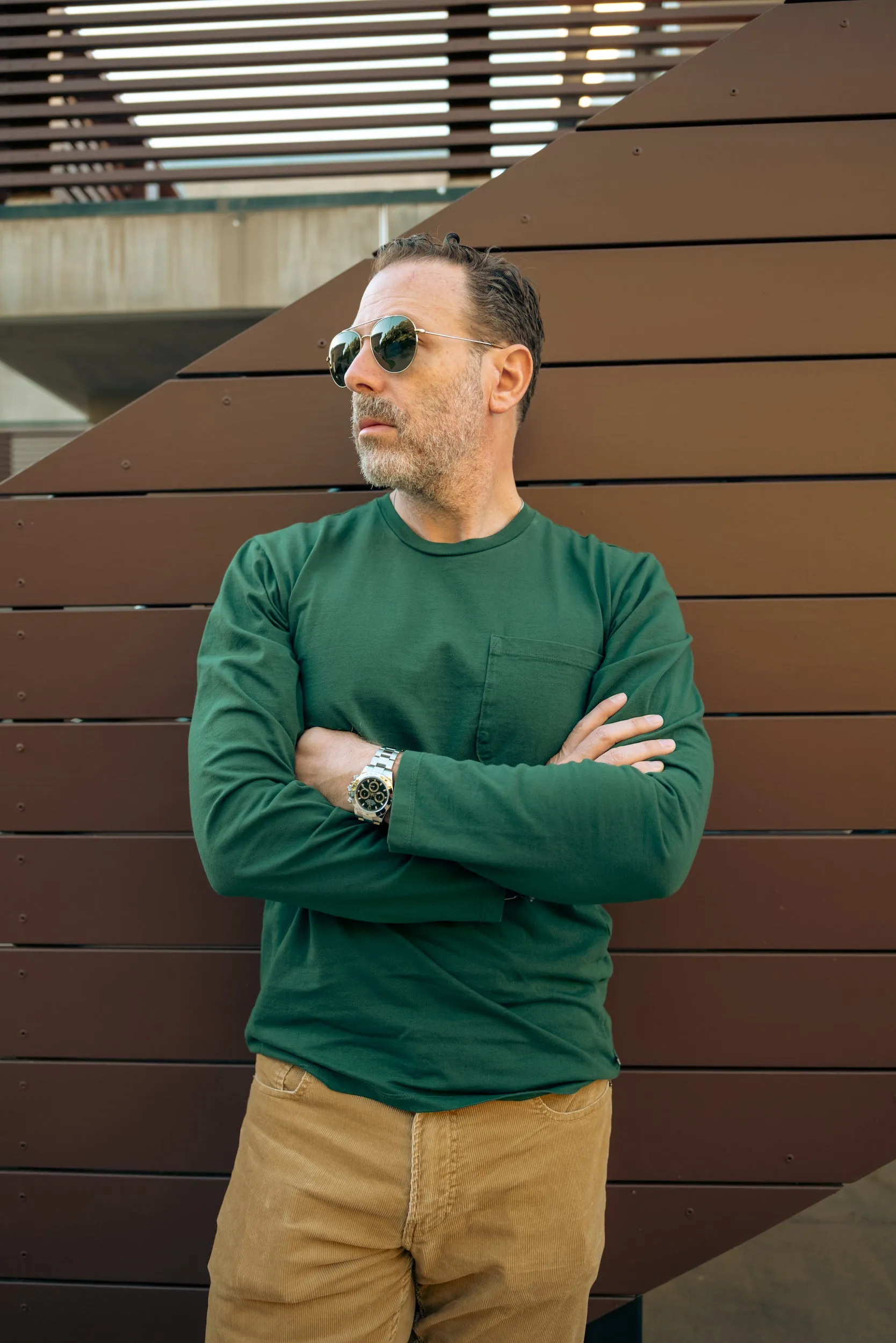 Avant Long Sleeve T-shirt - BRG sold by STANDARD H product image thumbnail 4