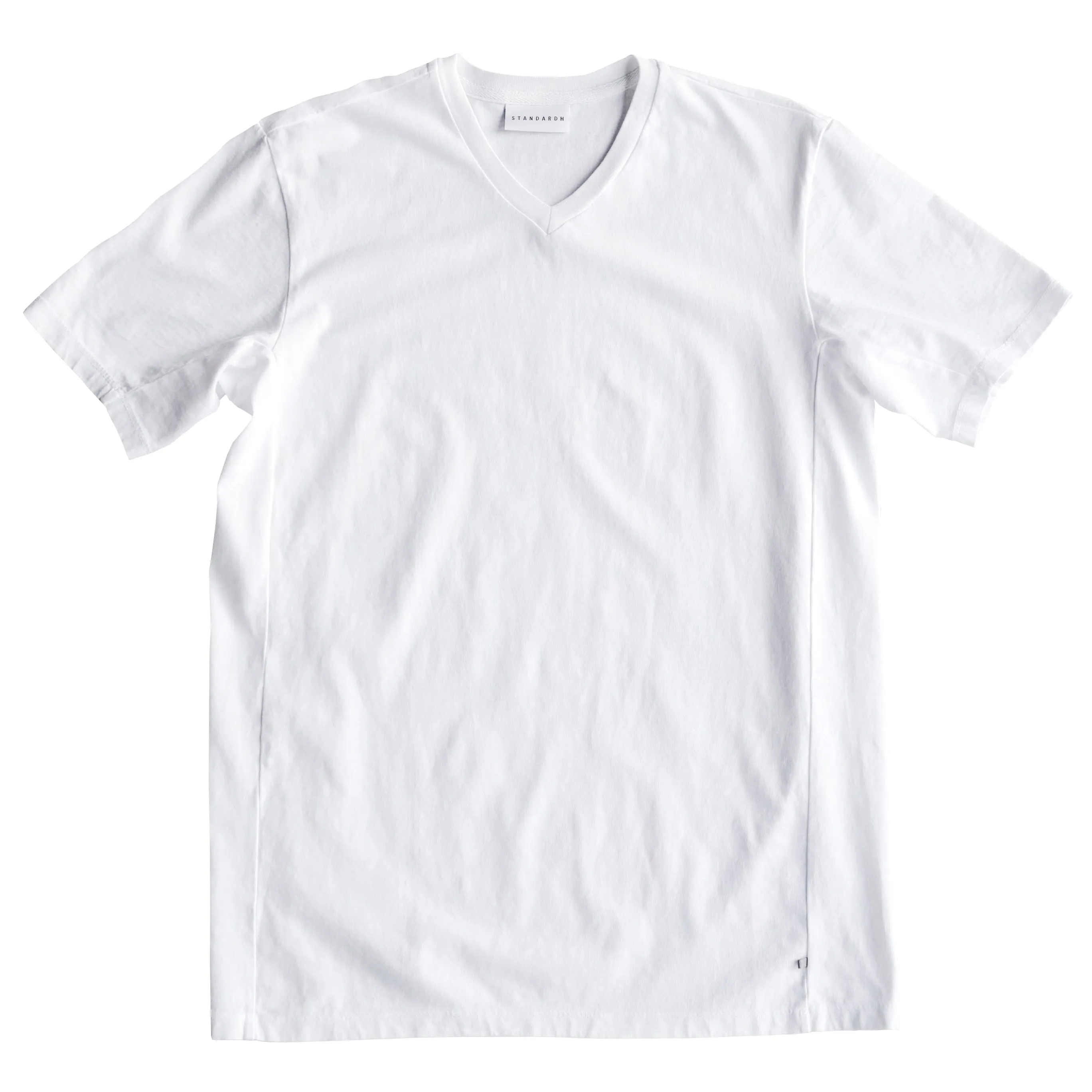 Aperta V Neck T-shirt- White sold by STANDARD H