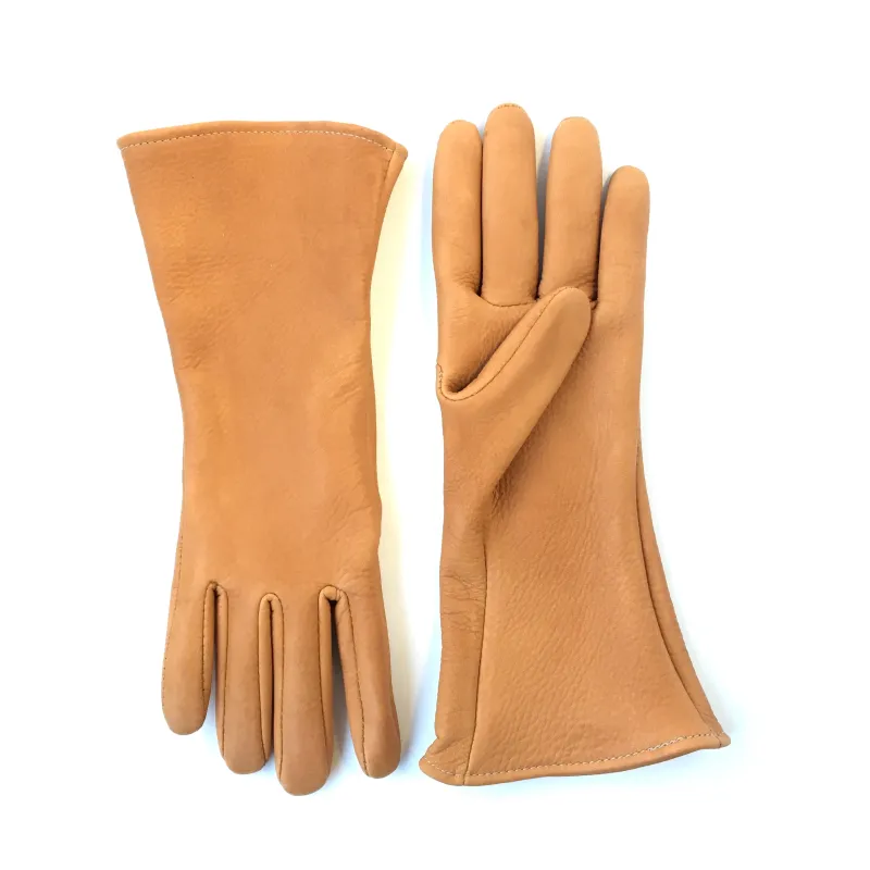 Thurlow Deerskin Gauntlet: Lined made by Sullivan Glove