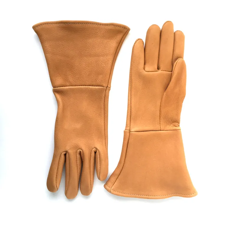 Deerskin Gauntlet made by Sullivan Glove