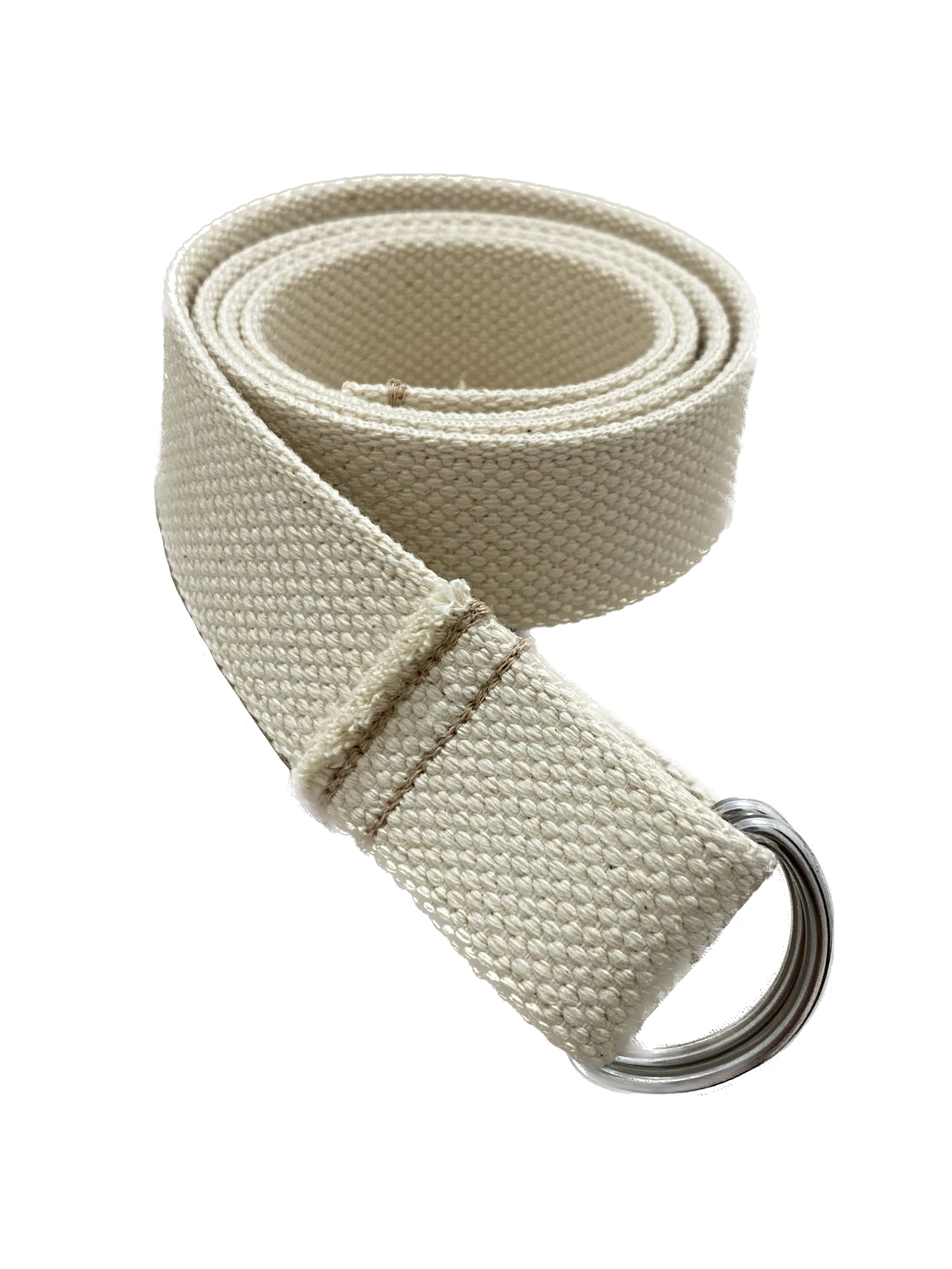 Cotton Web D-Ring Belt sold by Unbleached Apparel