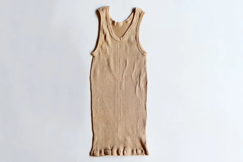 Foxfibre®️ Men’s Ribbed Tank Top sold by Unbleached Apparel