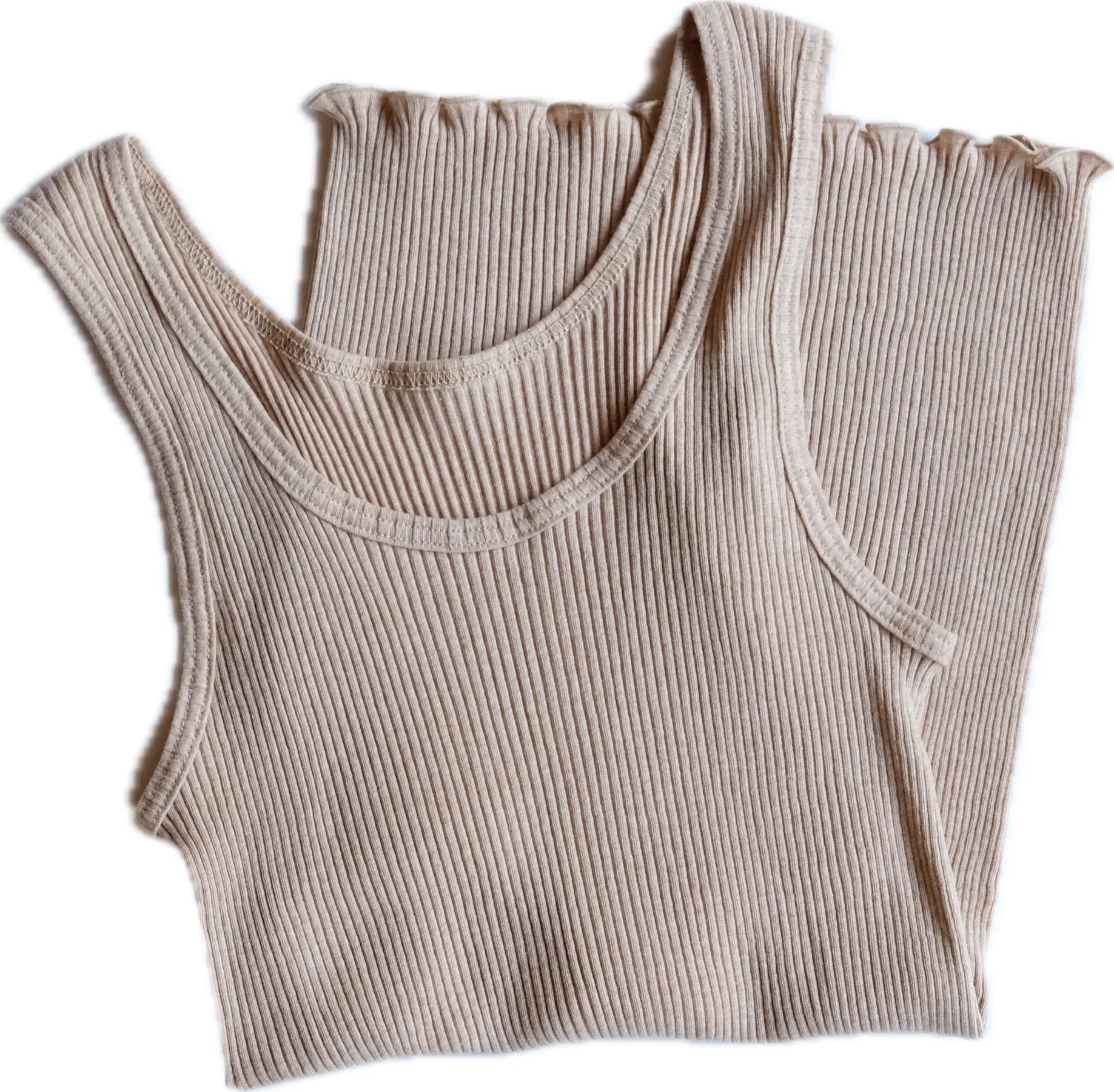 Foxfibre®️ Ladies Ribbed Tank Top sold by Unbleached Apparel product image thumbnail 3