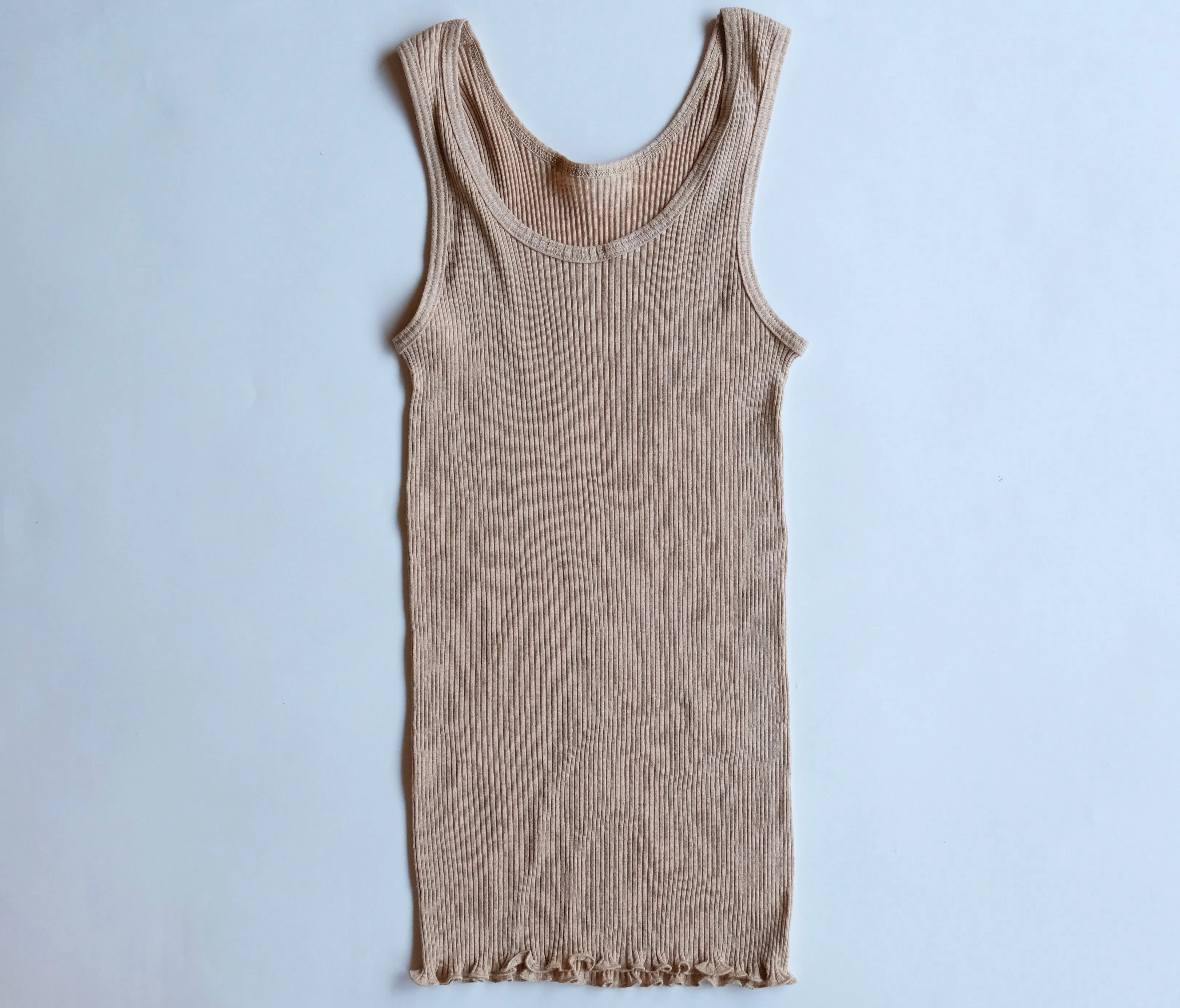 Foxfibre®️ Ladies Ribbed Tank Top sold by Unbleached Apparel