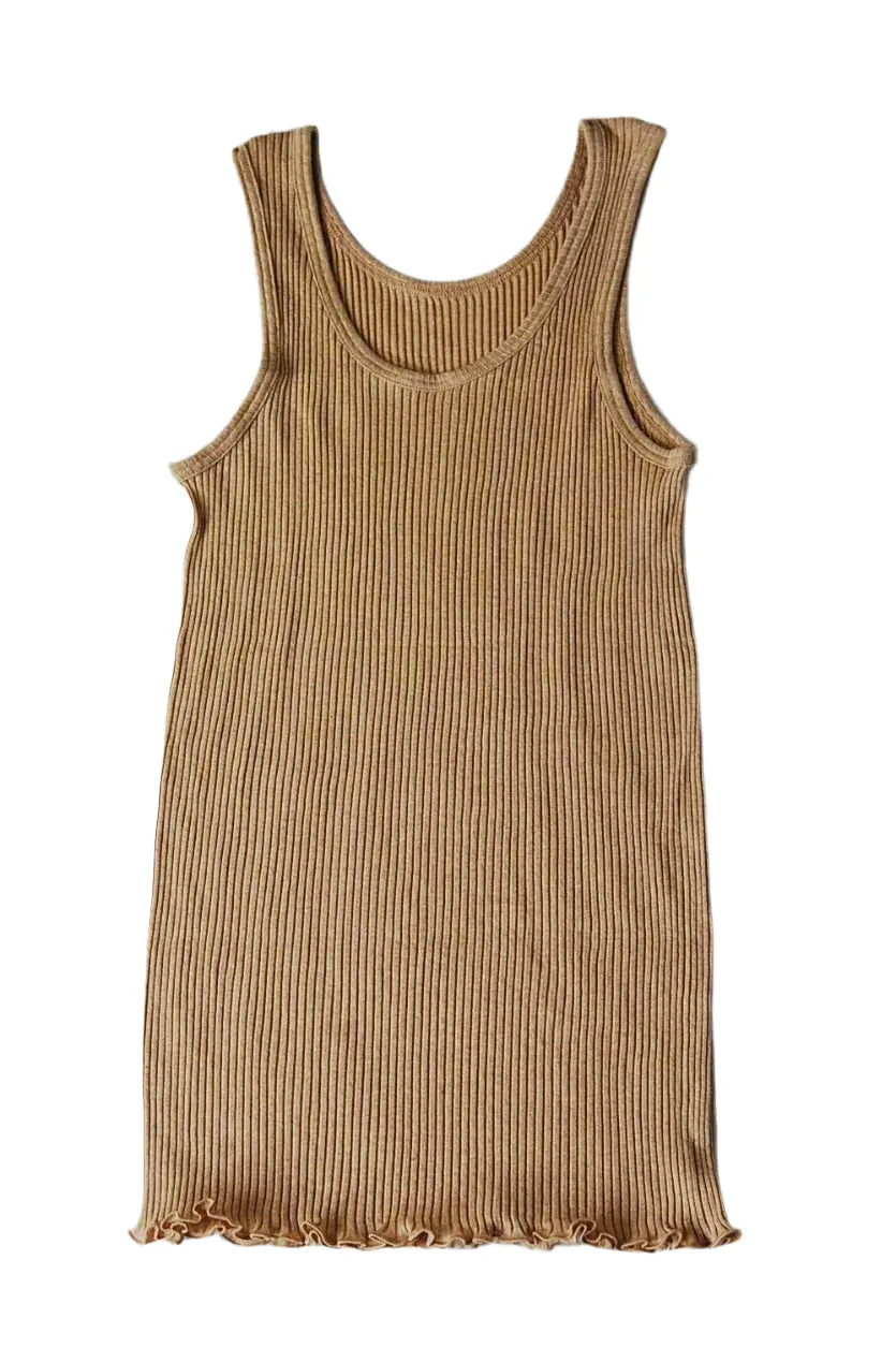 Foxfibre®️ Ladies Ribbed Tank Top sold by Unbleached Apparel product image thumbnail 2