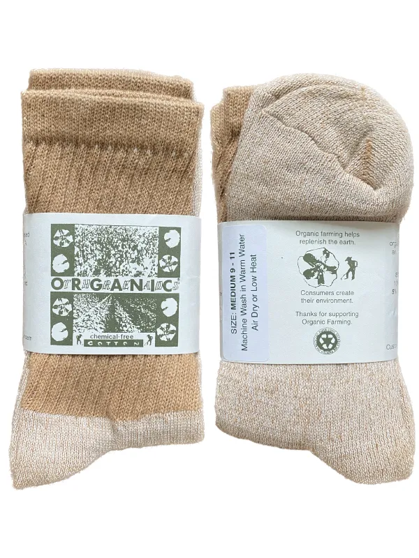 Foxfibre®️ Colorganic®️ Crew Socks 3-Pack sold by Unbleached Apparel