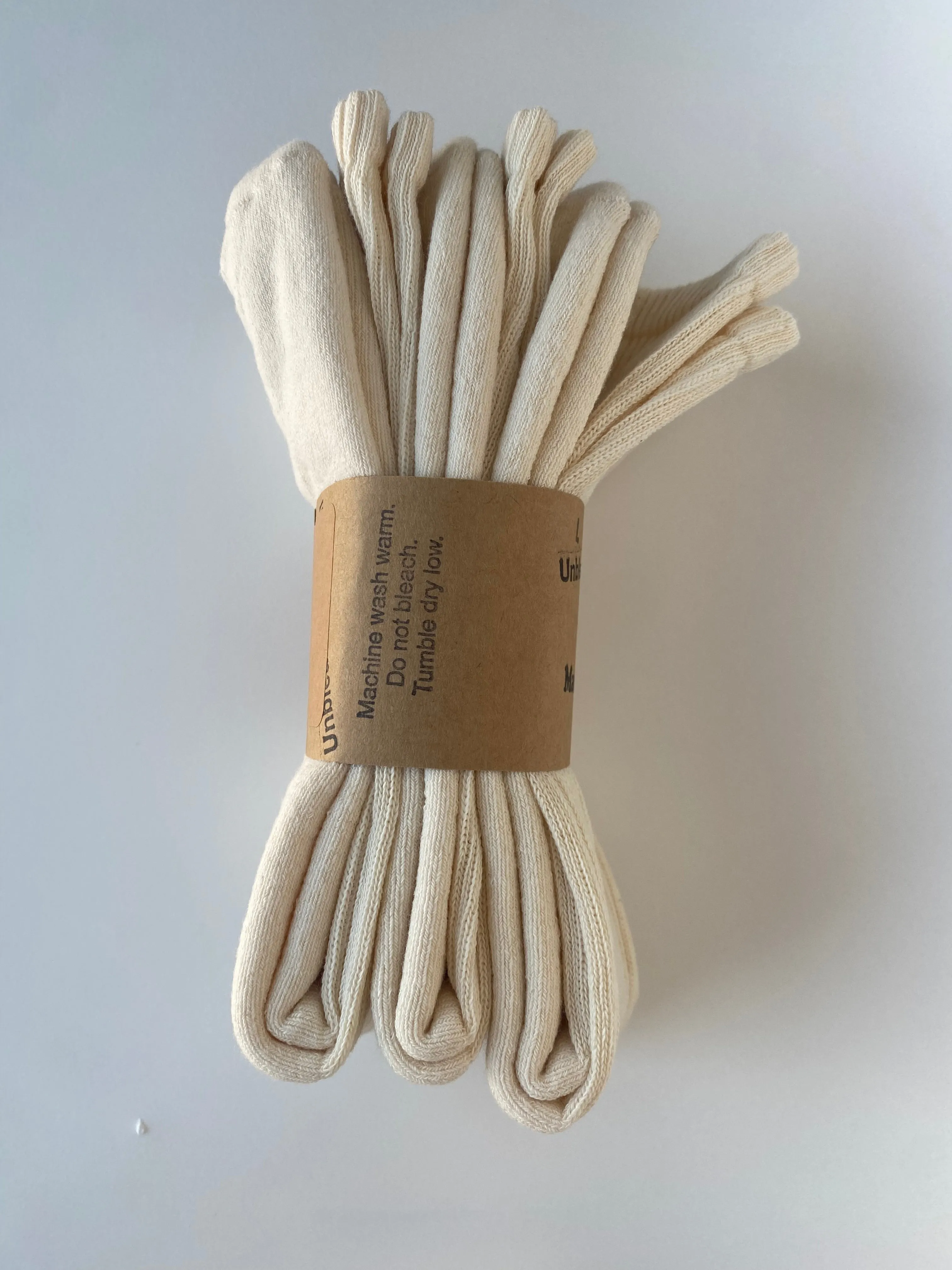 Organic Cotton Crew Socks 3-Pack sold by Unbleached Apparel product image thumbnail 2