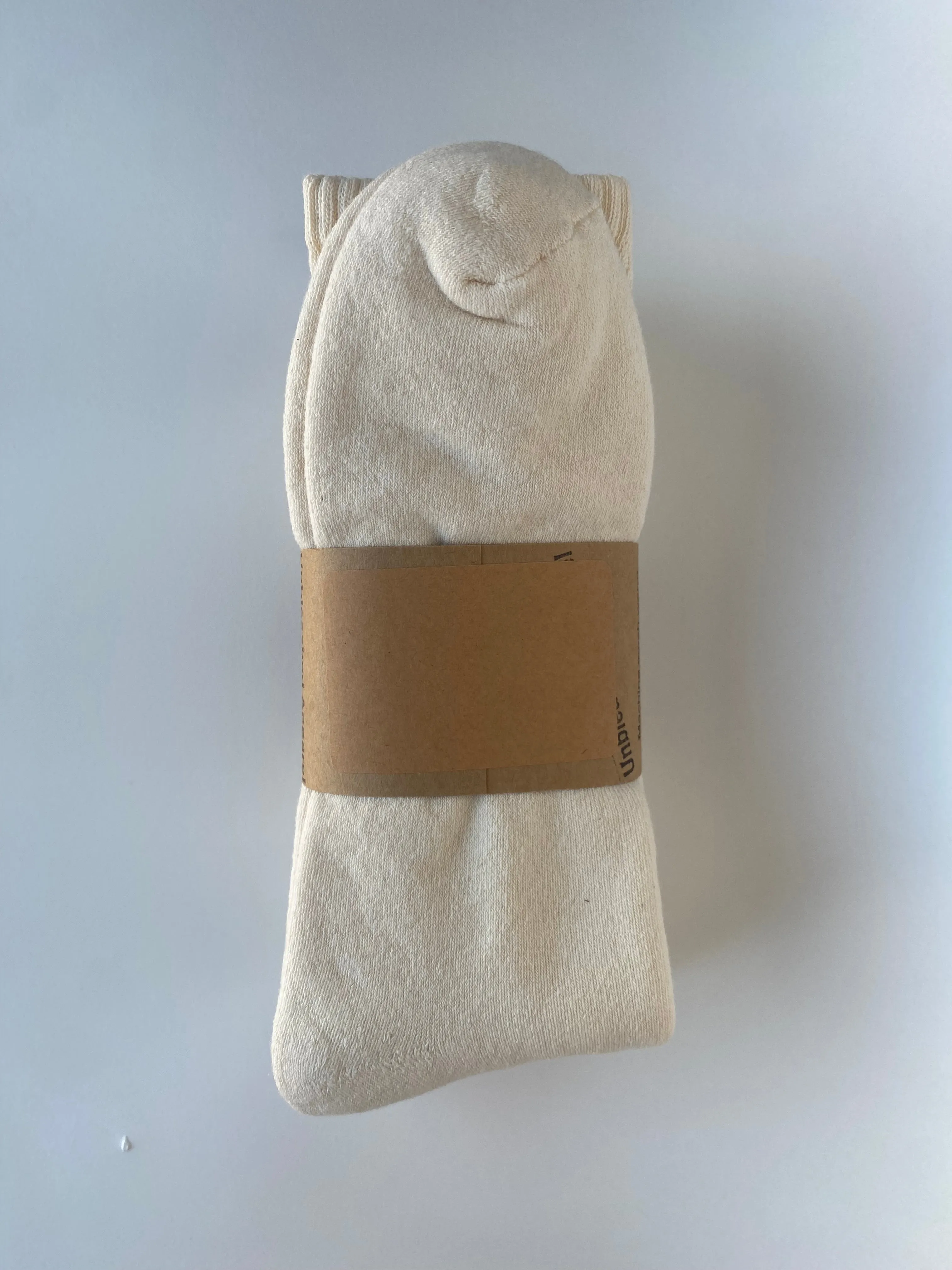 Organic Cotton Crew Socks 3-Pack sold by Unbleached Apparel product image thumbnail 3