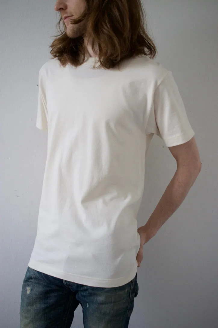 Undyed Organic T-Shirt sold by Unbleached Apparel