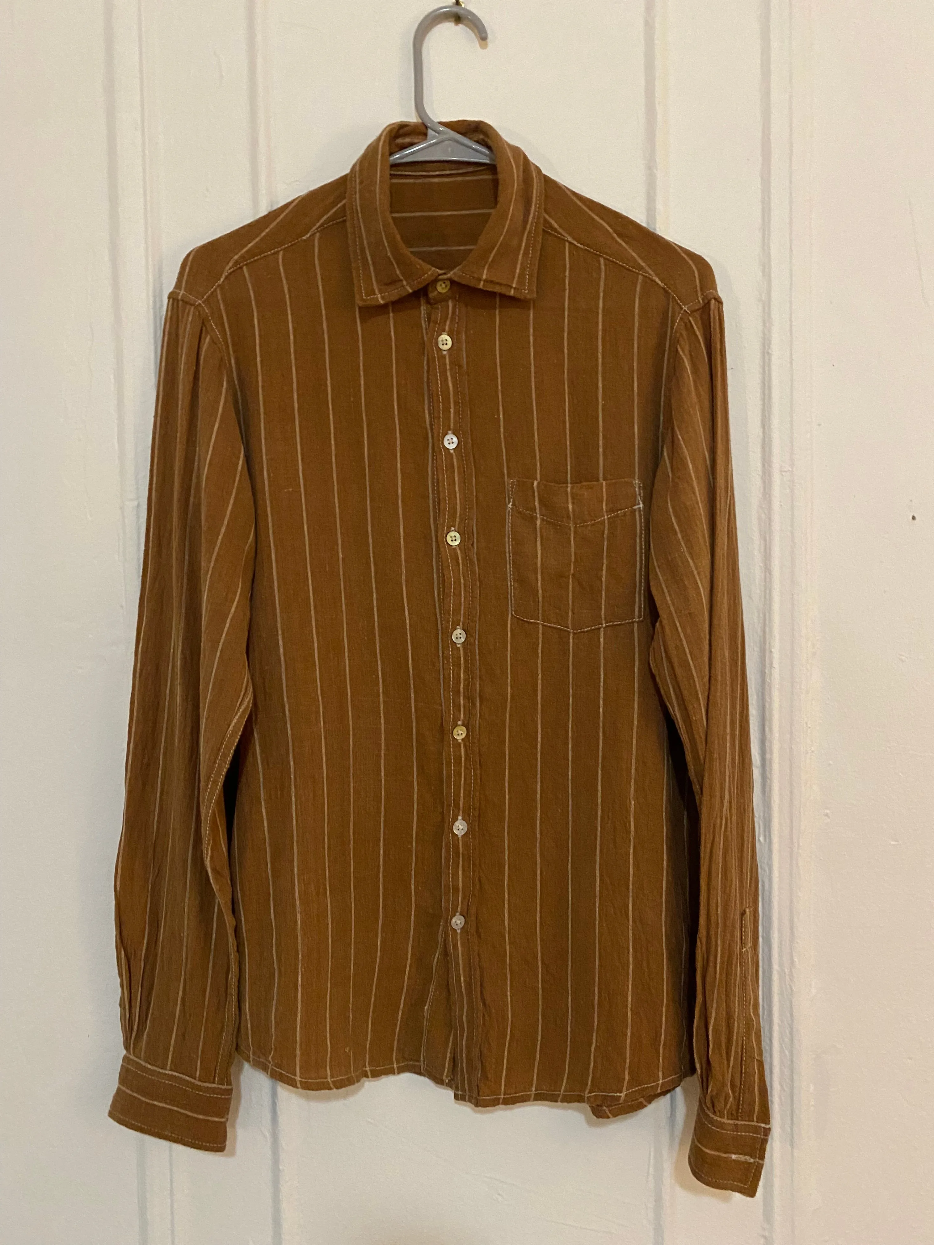 Undyed Brown Shirt sold by Unbleached Apparel product image thumbnail 4