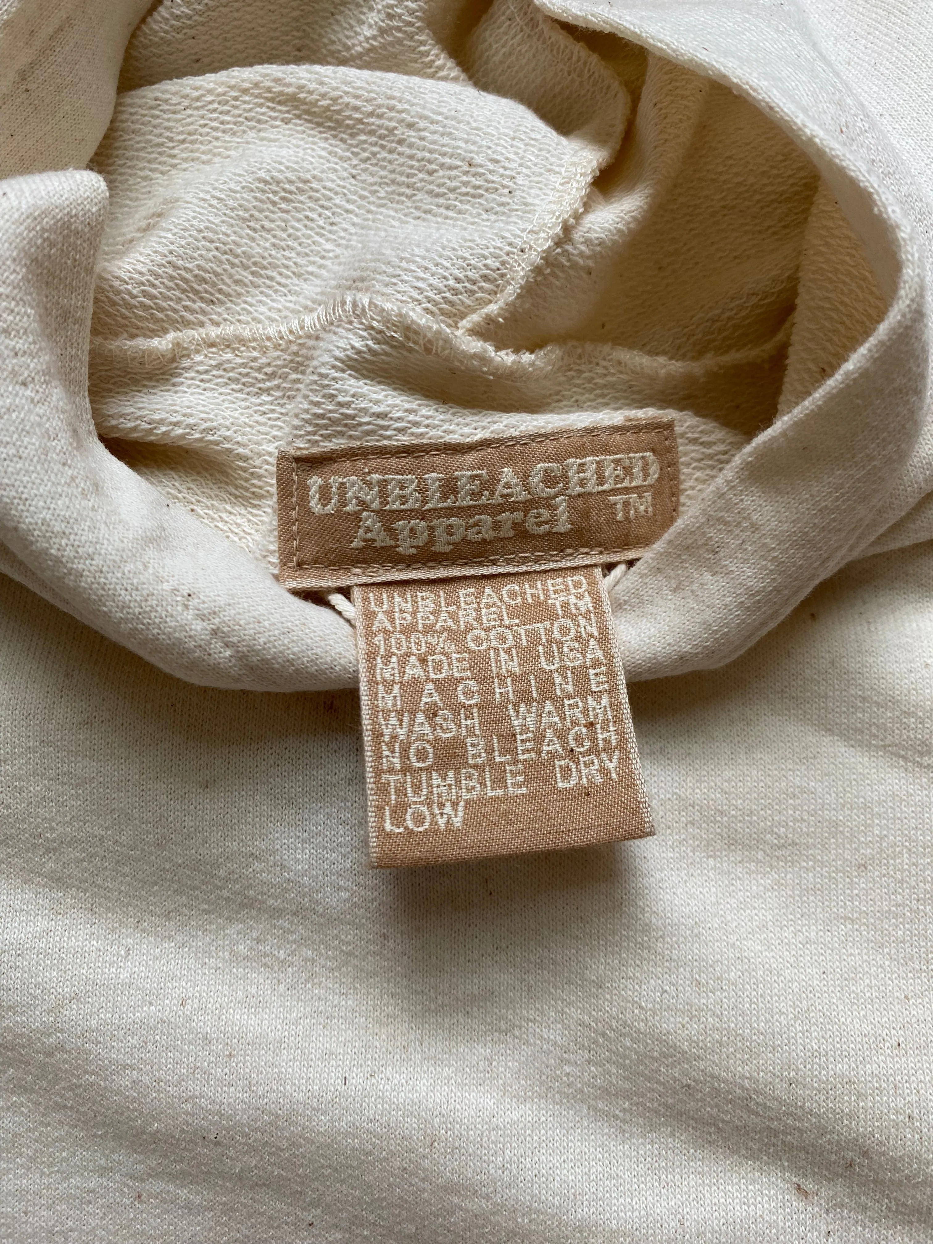 Undyed Organic Hoodie sold by Unbleached Apparel product image thumbnail 5