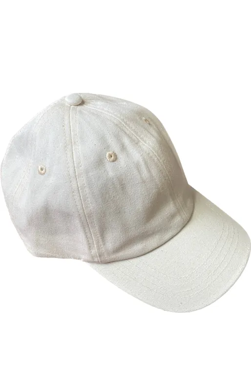 Unbleached Baseball Hat sold by Unbleached Apparel