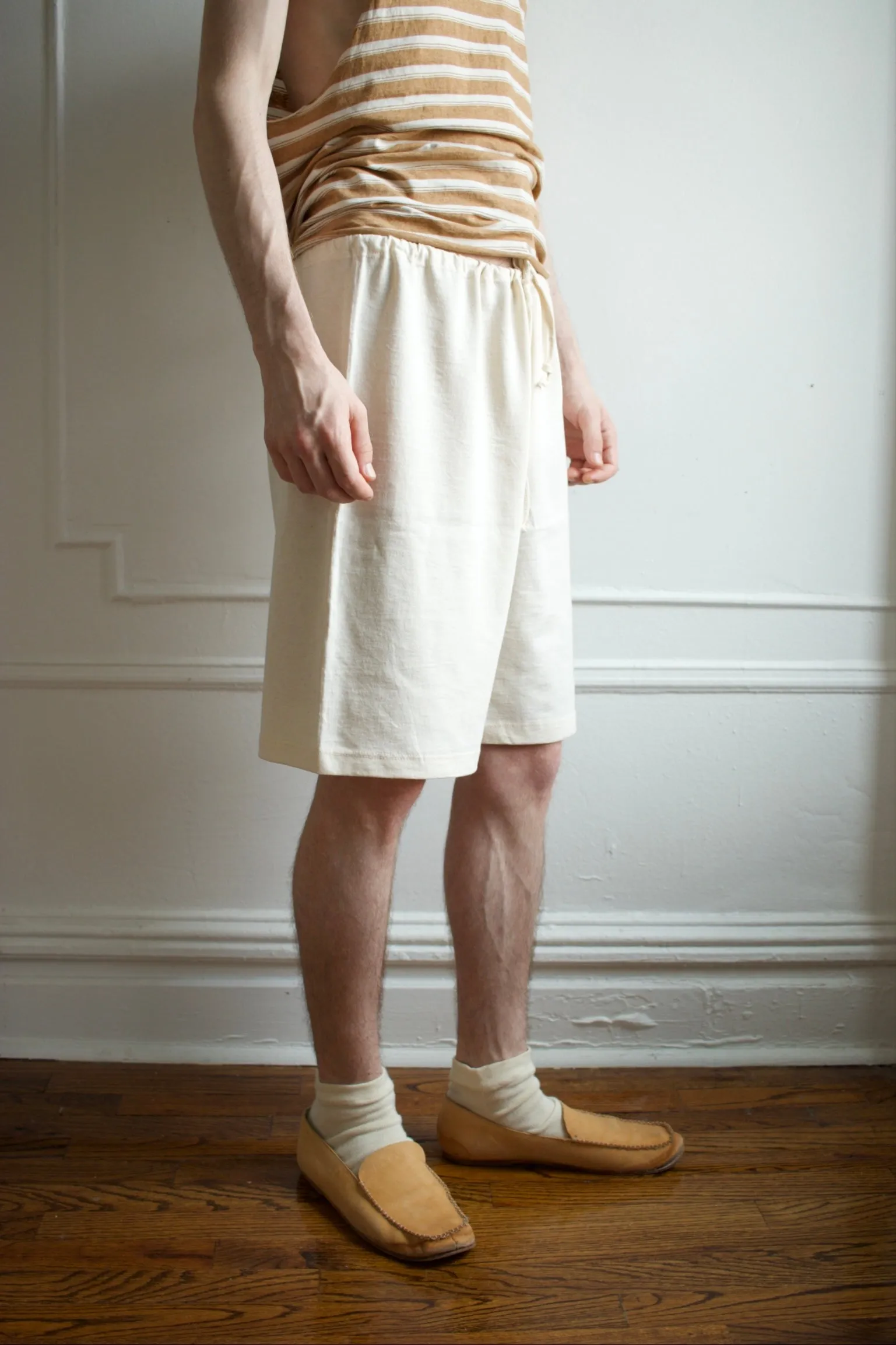 Drawstring Unbleached Shorts sold by Unbleached Apparel product image thumbnail 4