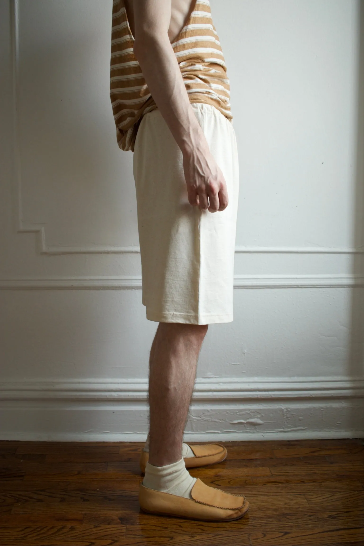 Drawstring Unbleached Shorts sold by Unbleached Apparel product image thumbnail 3