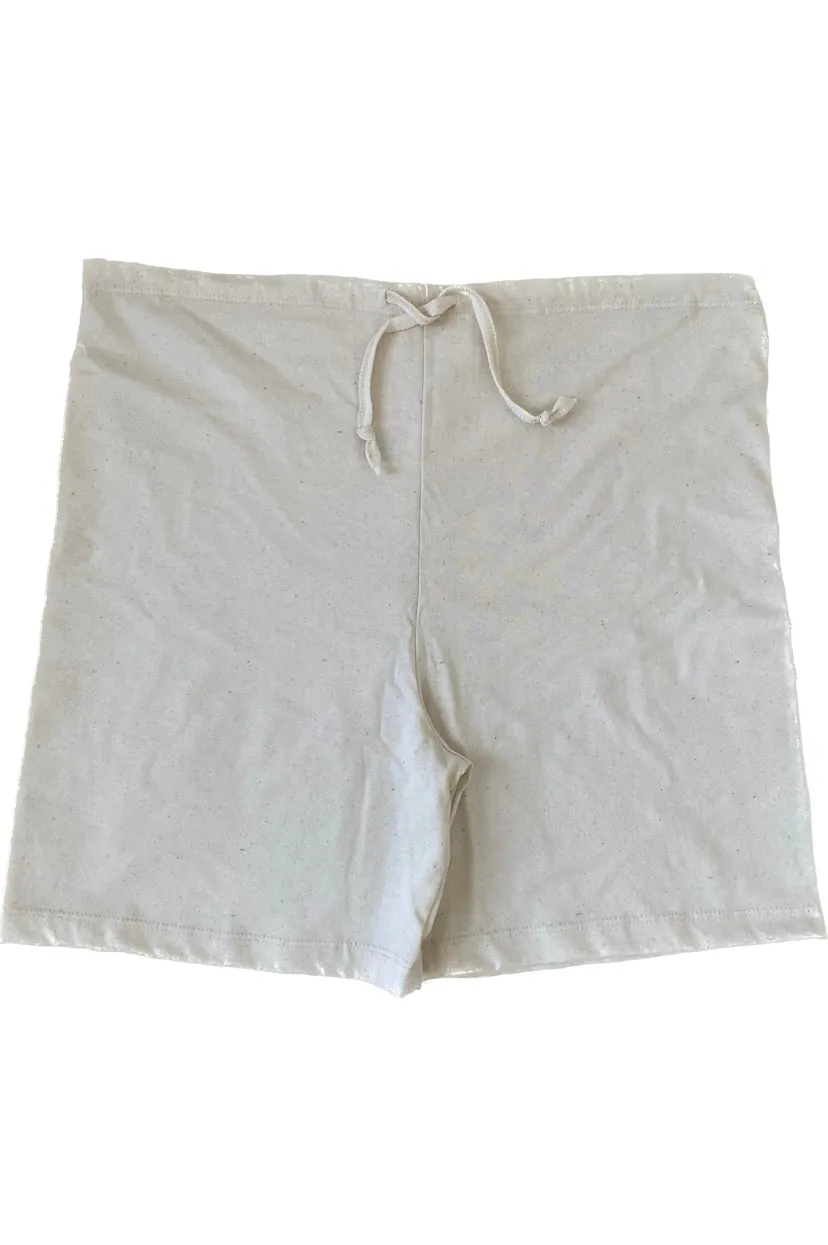 Drawstring Unbleached Shorts sold by Unbleached Apparel