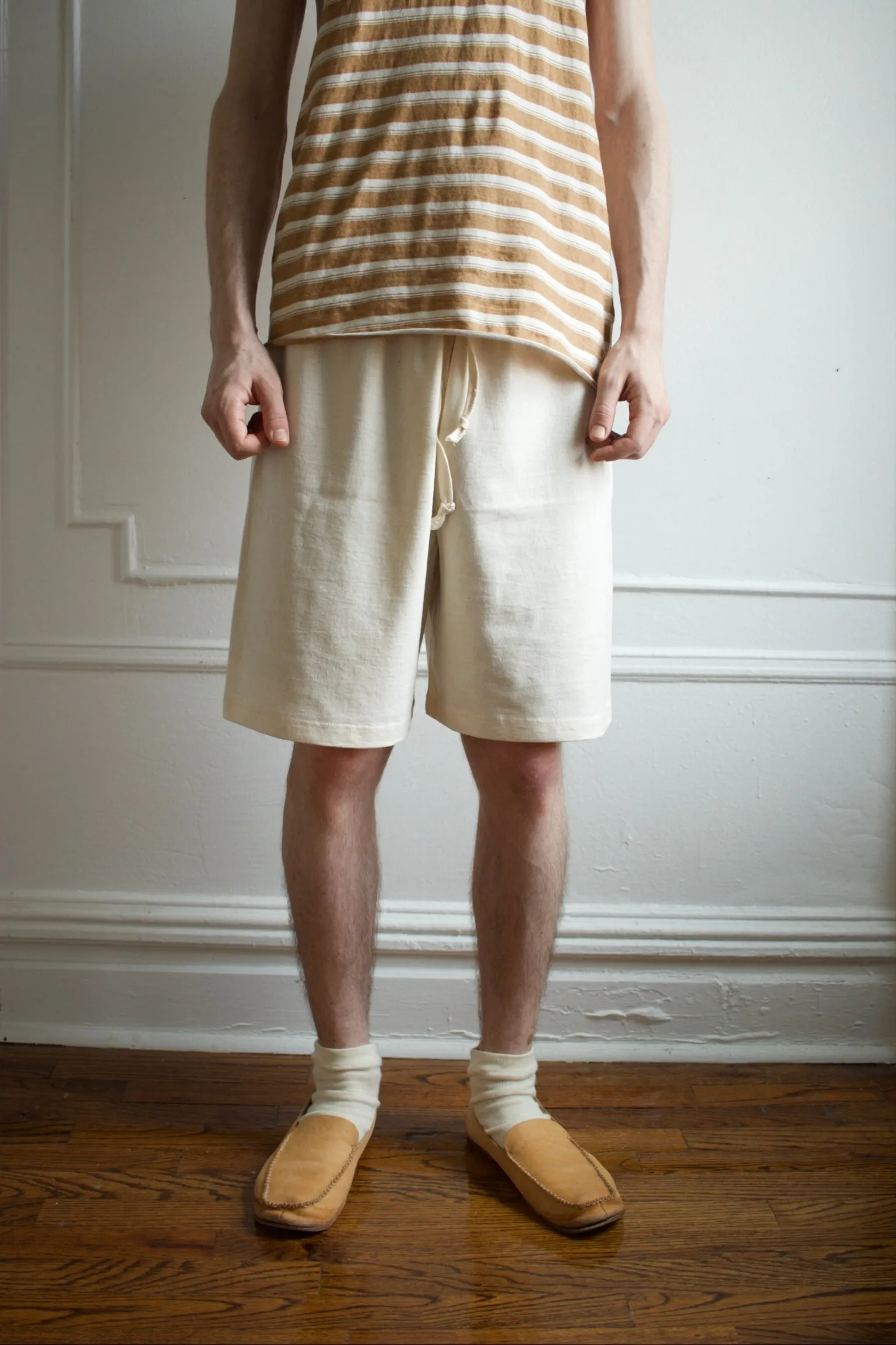 Drawstring Unbleached Shorts sold by Unbleached Apparel product image thumbnail 5