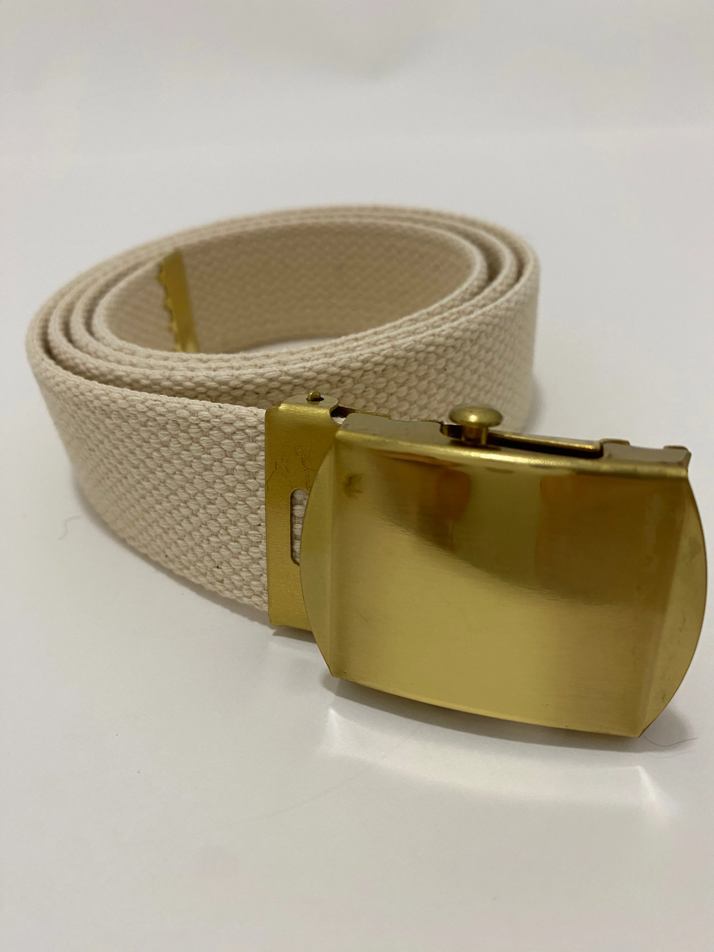 Cotton Web Belt sold by Unbleached Apparel