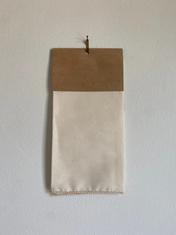Ecru Bandana with Foxfibre®️ Trim sold by Unbleached Apparel