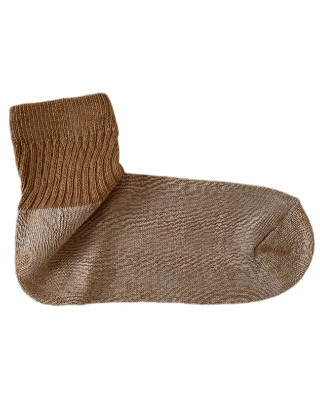 Foxfibre®️ Short Top Socks 3-Pack sold by Unbleached Apparel