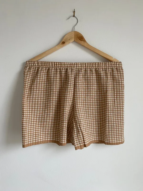 Gingham Boxers sold by Unbleached Apparel