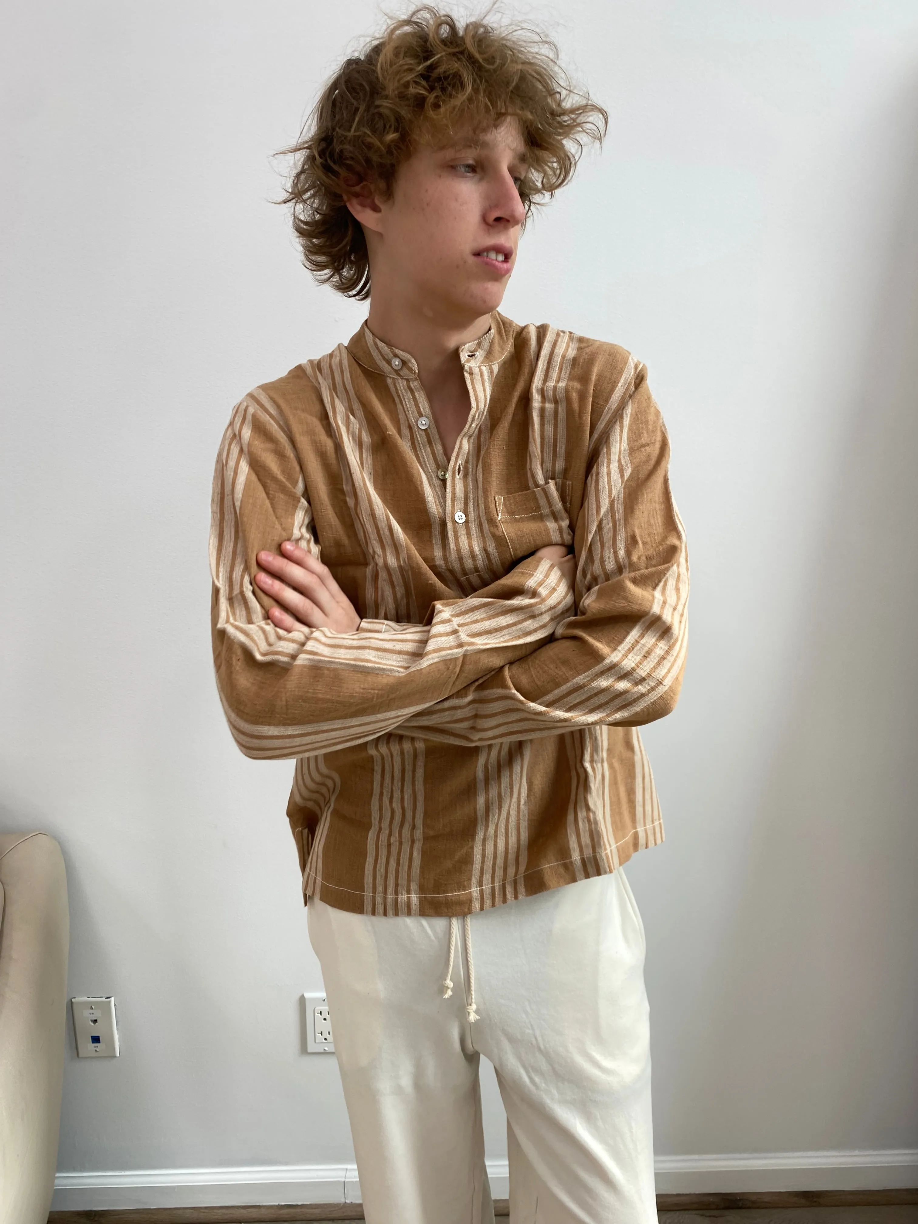 Five Stripe Shirt sold by Unbleached Apparel product image thumbnail 3