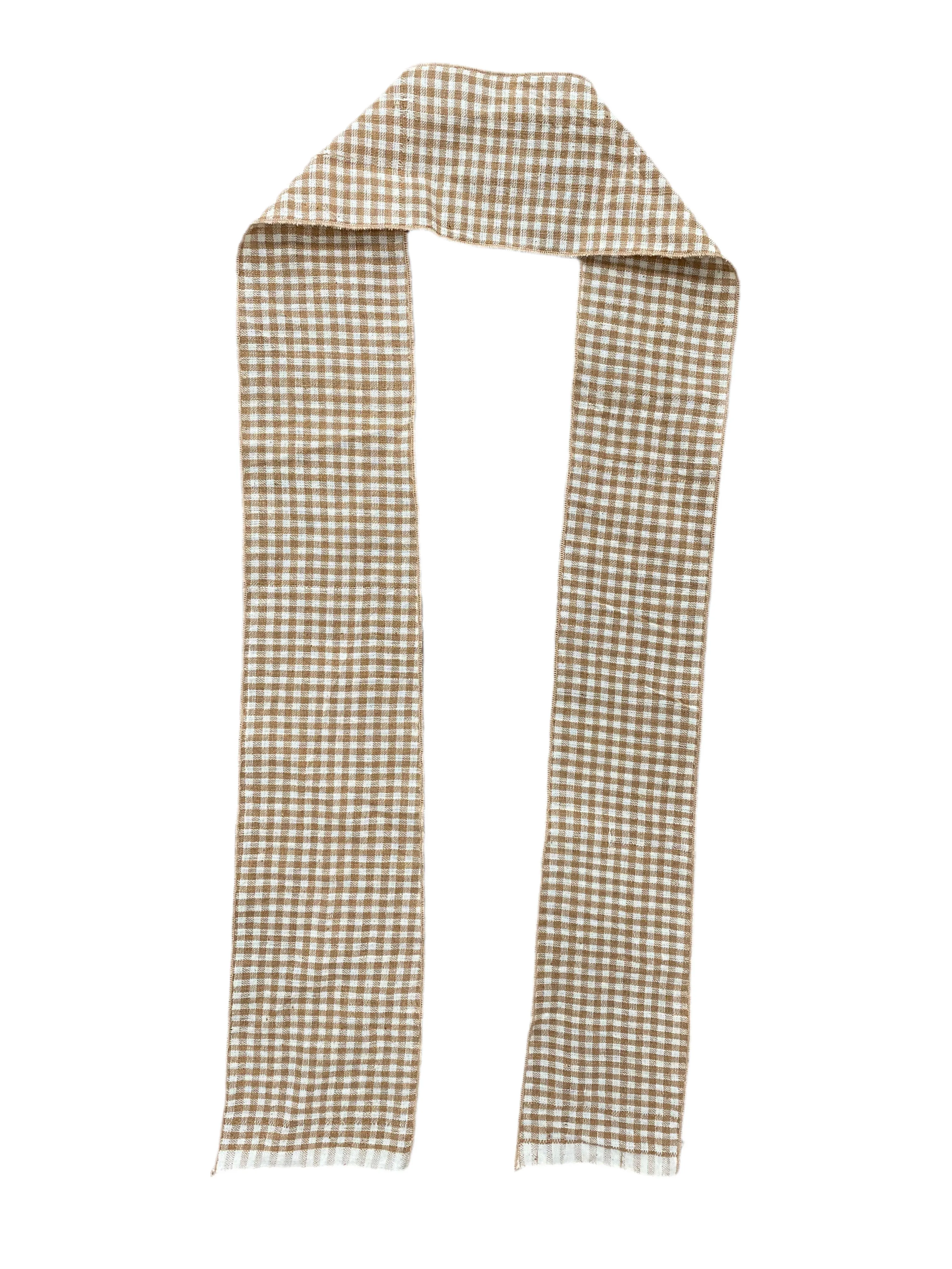 Gingham Selvedge Scarf sold by Unbleached Apparel product image thumbnail 2