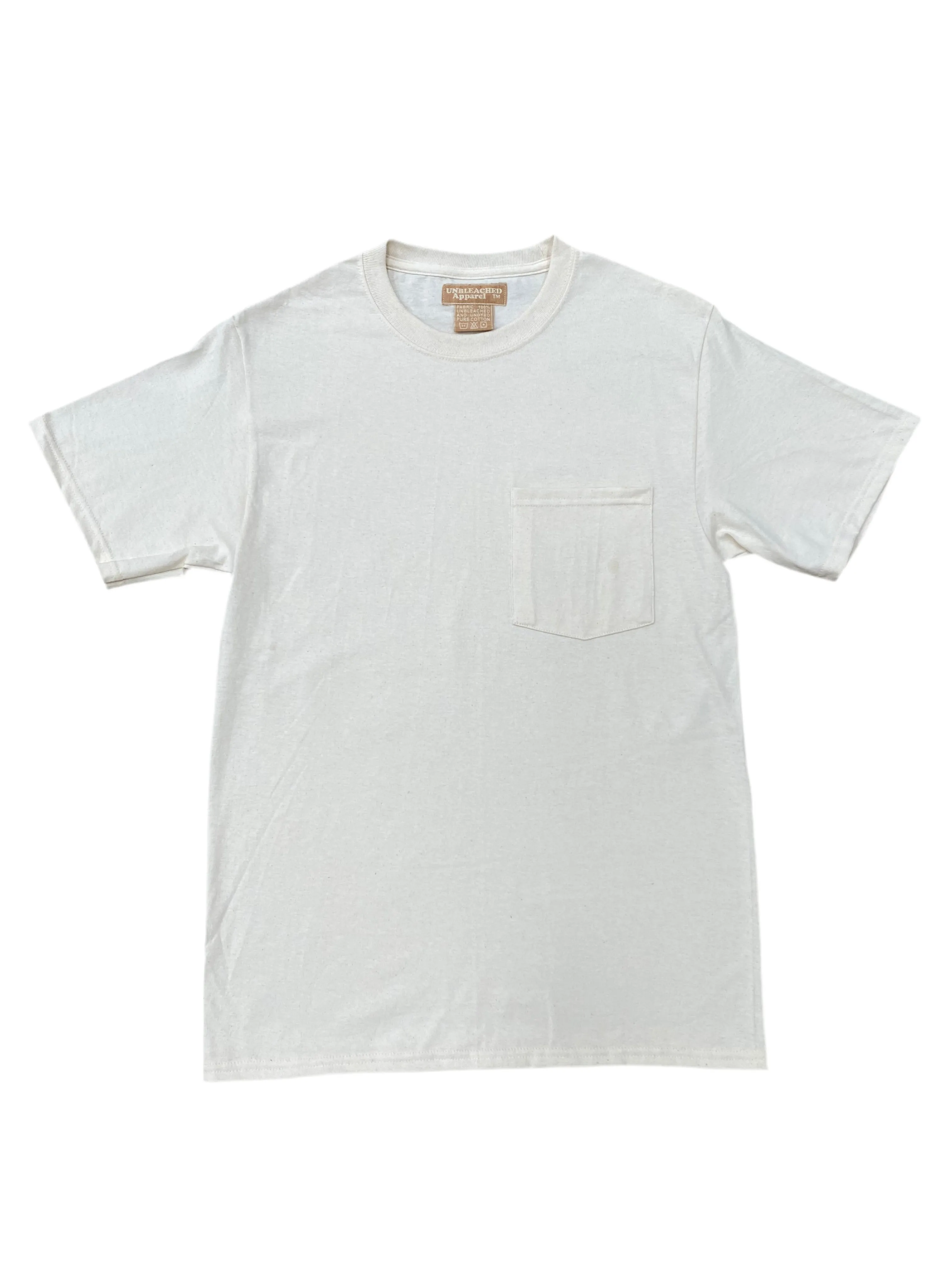 6.1oz Heavyweight Pocket T-Shirt sold by Unbleached Apparel product image thumbnail 2