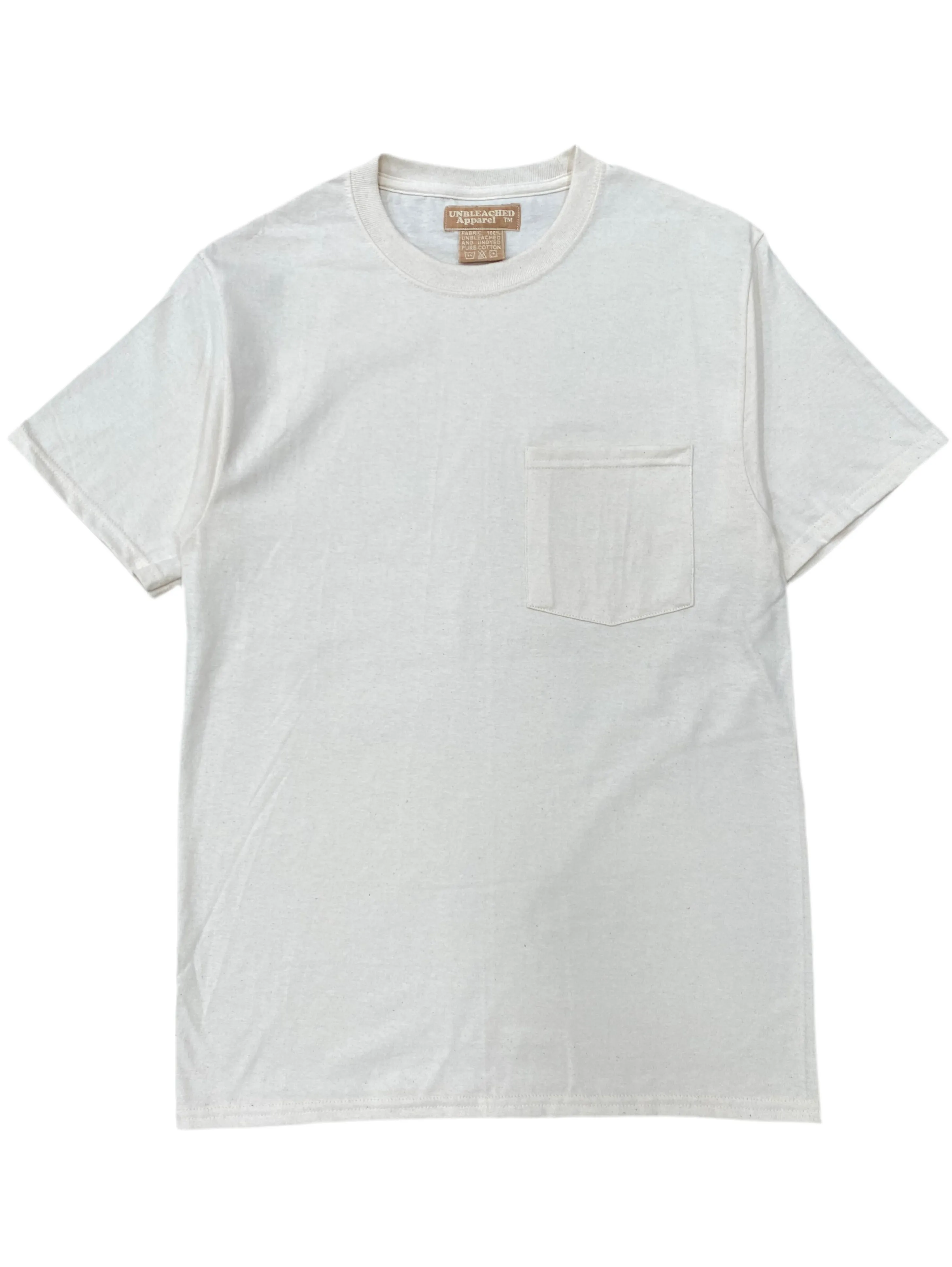 6.1oz Heavyweight Pocket T-Shirt sold by Unbleached Apparel