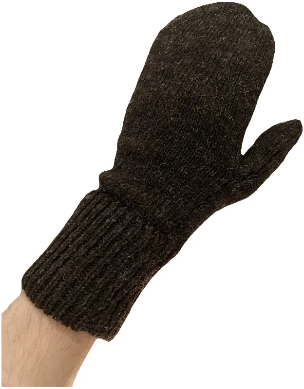 Undyed Hebridean Wool Mittens sold by Unbleached Apparel