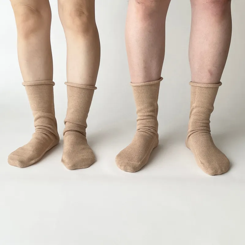 Foxfibre®️ 100% Organic Cotton Tube Socks sold by Unbleached Apparel