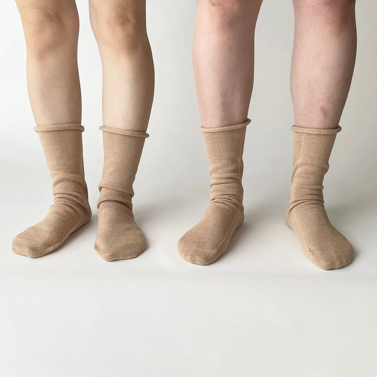 Foxfibre®️ 100% Organic Cotton Tube Socks sold by Unbleached Apparel