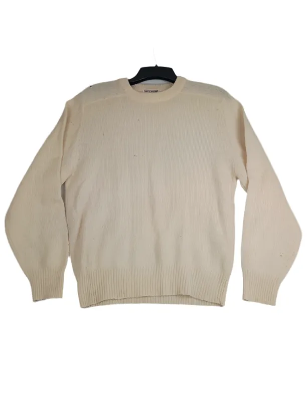SHETLANDER Undyed Wool Sweater Vintage made by Unbleached Apparel