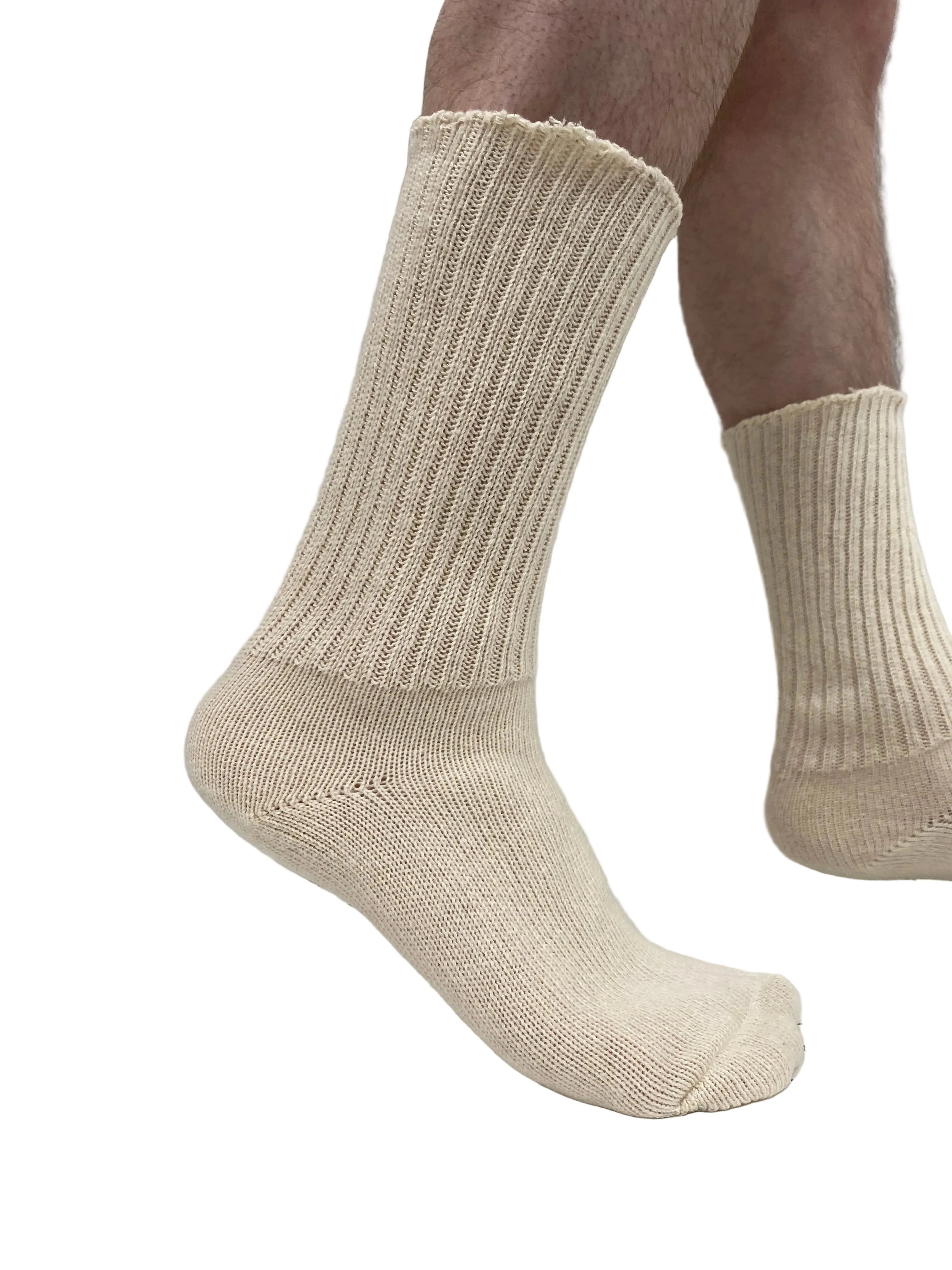 Elastic-Free Organic Cotton Socks 3-Pack sold by Unbleached Apparel product image thumbnail 4