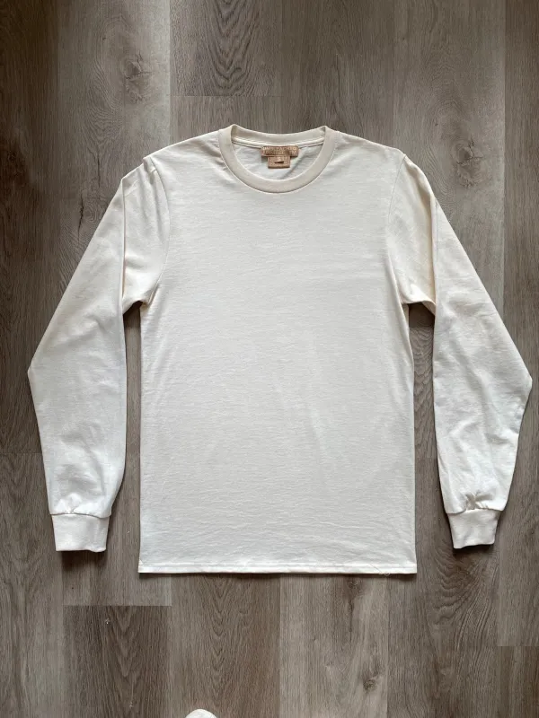 6.1oz Long Sleeve Heavyweight T-Shirt made by Unbleached Apparel