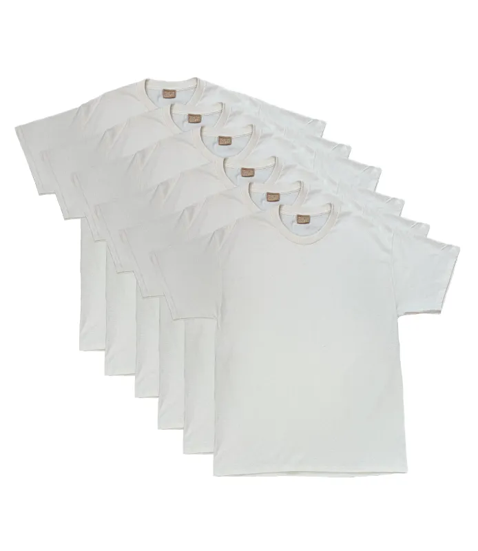 6.1oz Heavyweight Cotton T-Shirt 6-Pack made by Unbleached Apparel