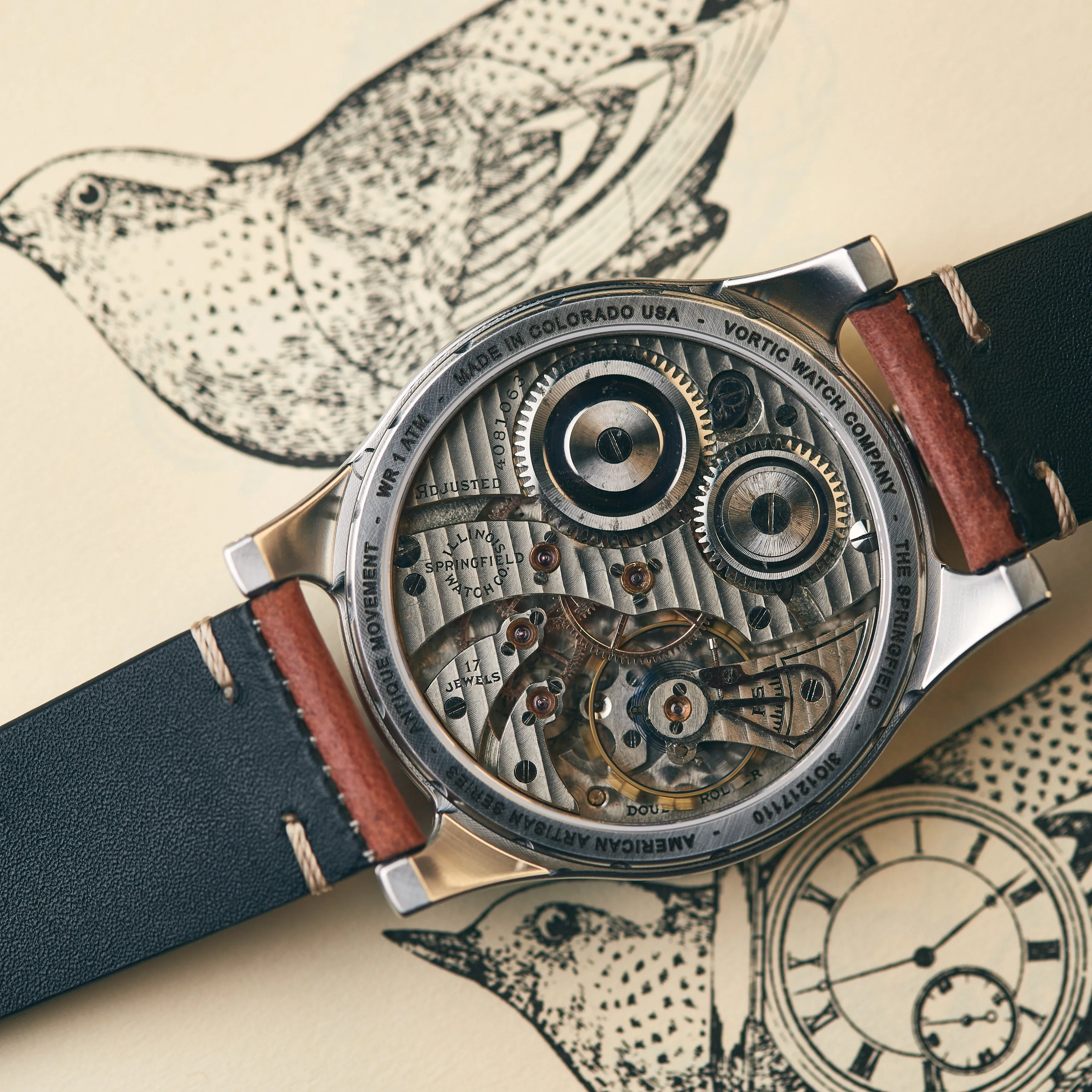 The Springfield 110 (45mm) sold by Vortic Watches product image thumbnail 3