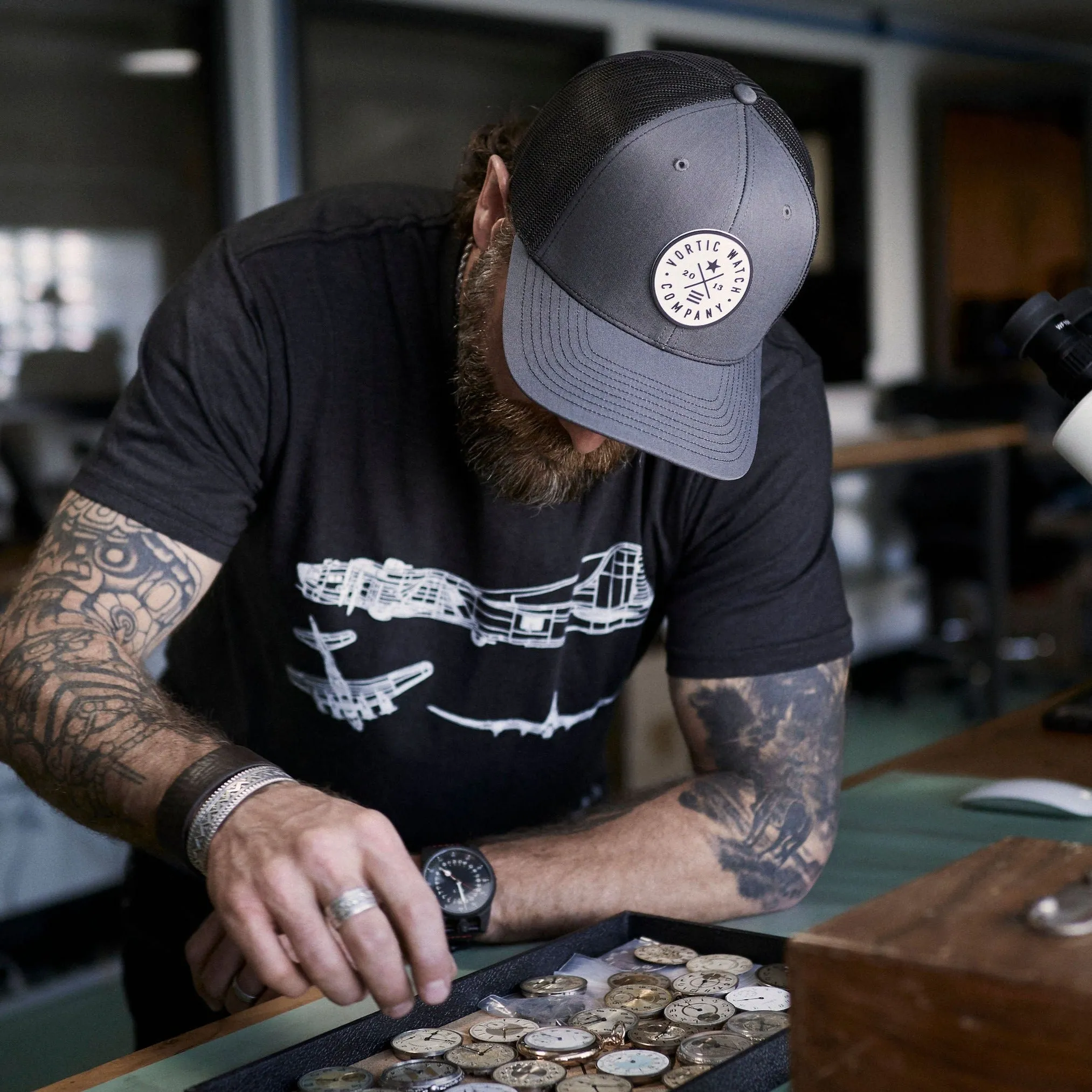 Vortic Logo Hat sold by Vortic Watches product image thumbnail 3