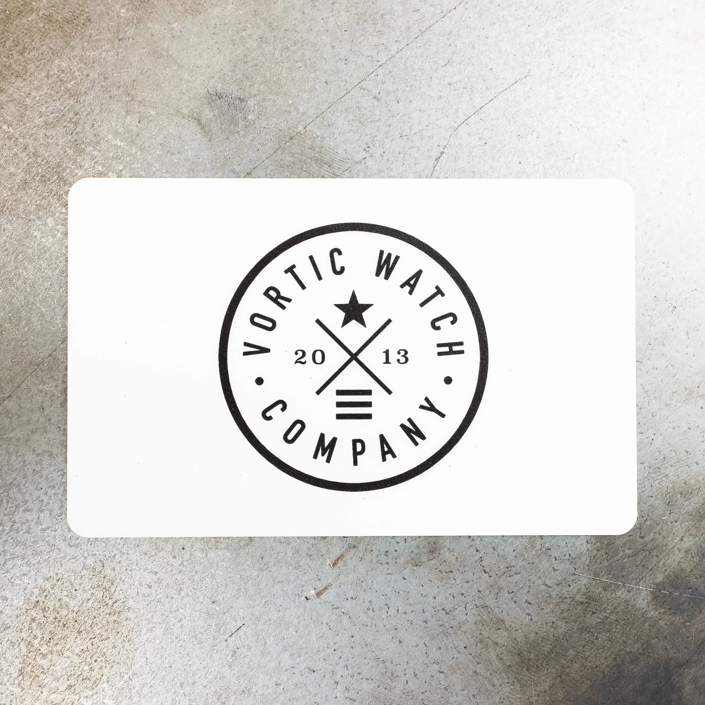 Vortic Watch Company Gift Card sold by Vortic Watches