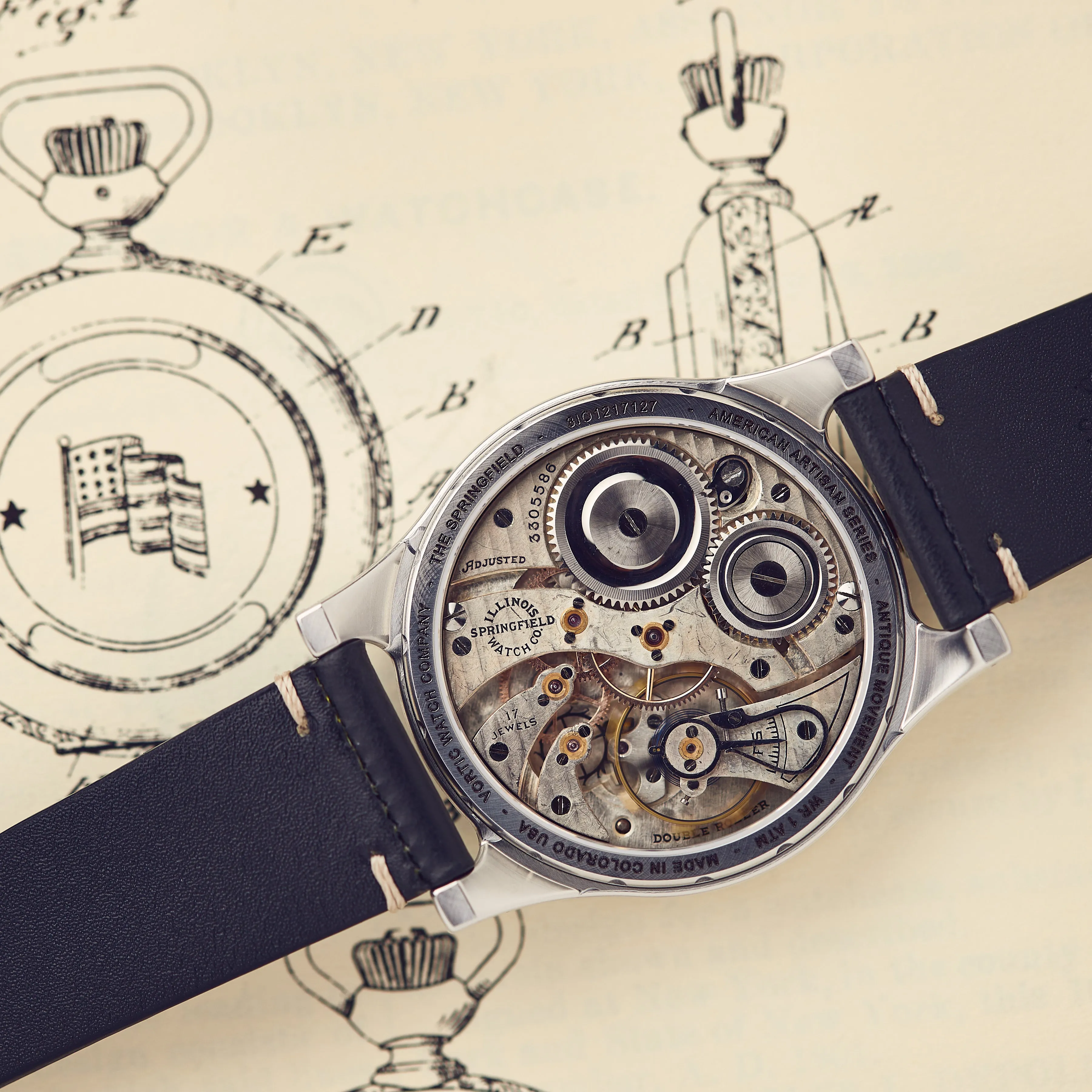 The Springfield 127 (45mm) sold by Vortic Watches product image thumbnail 2