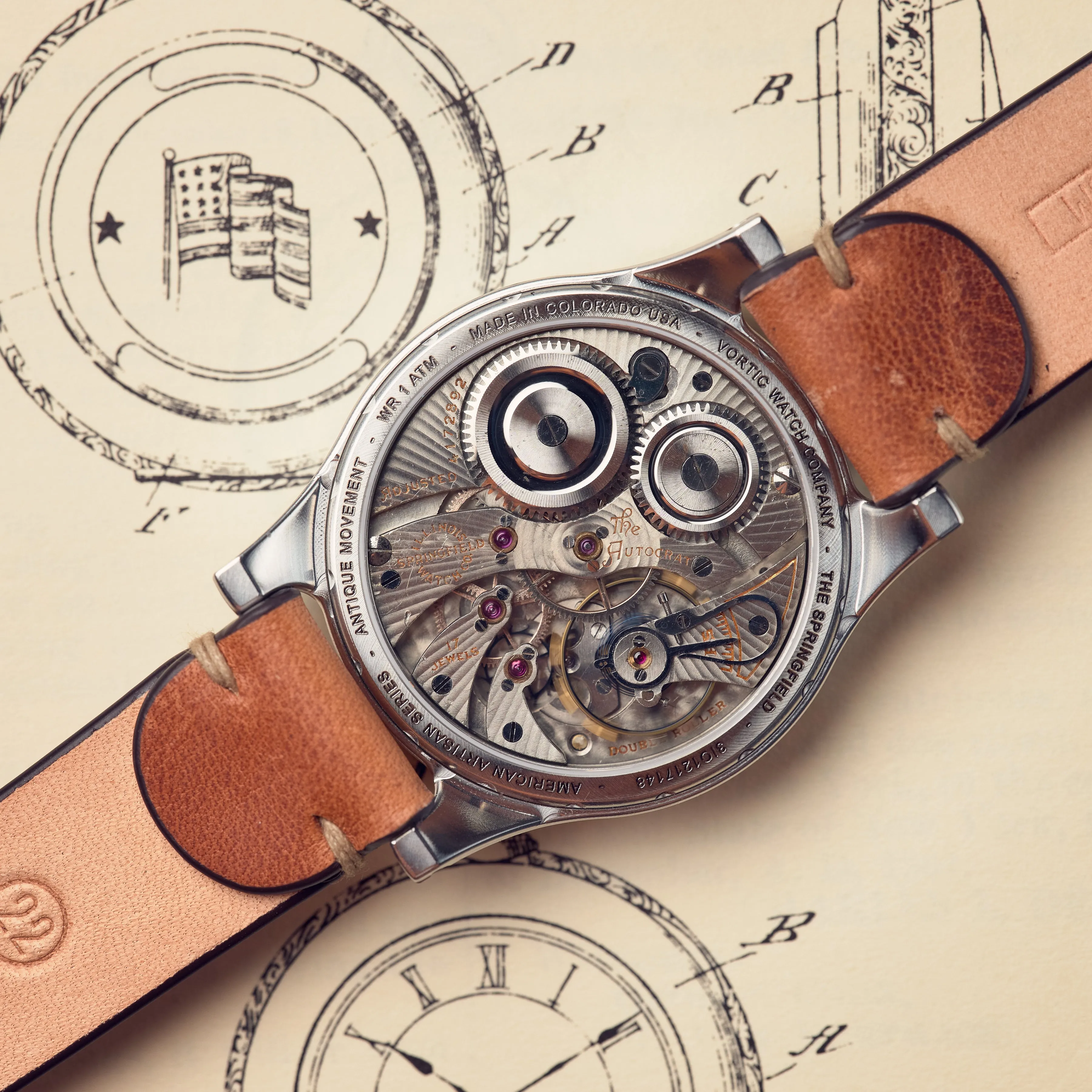 The Springfield 148 (45mm) sold by Vortic Watches product image thumbnail 5