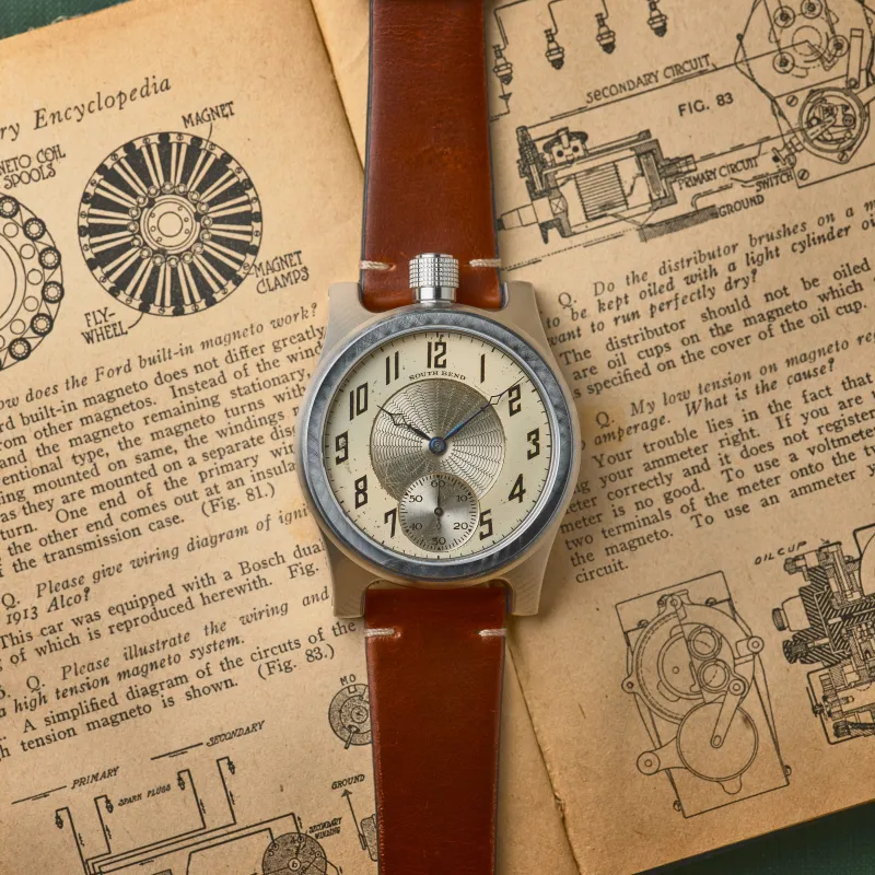 The Indiana 014 (47mm) sold by Vortic Watches