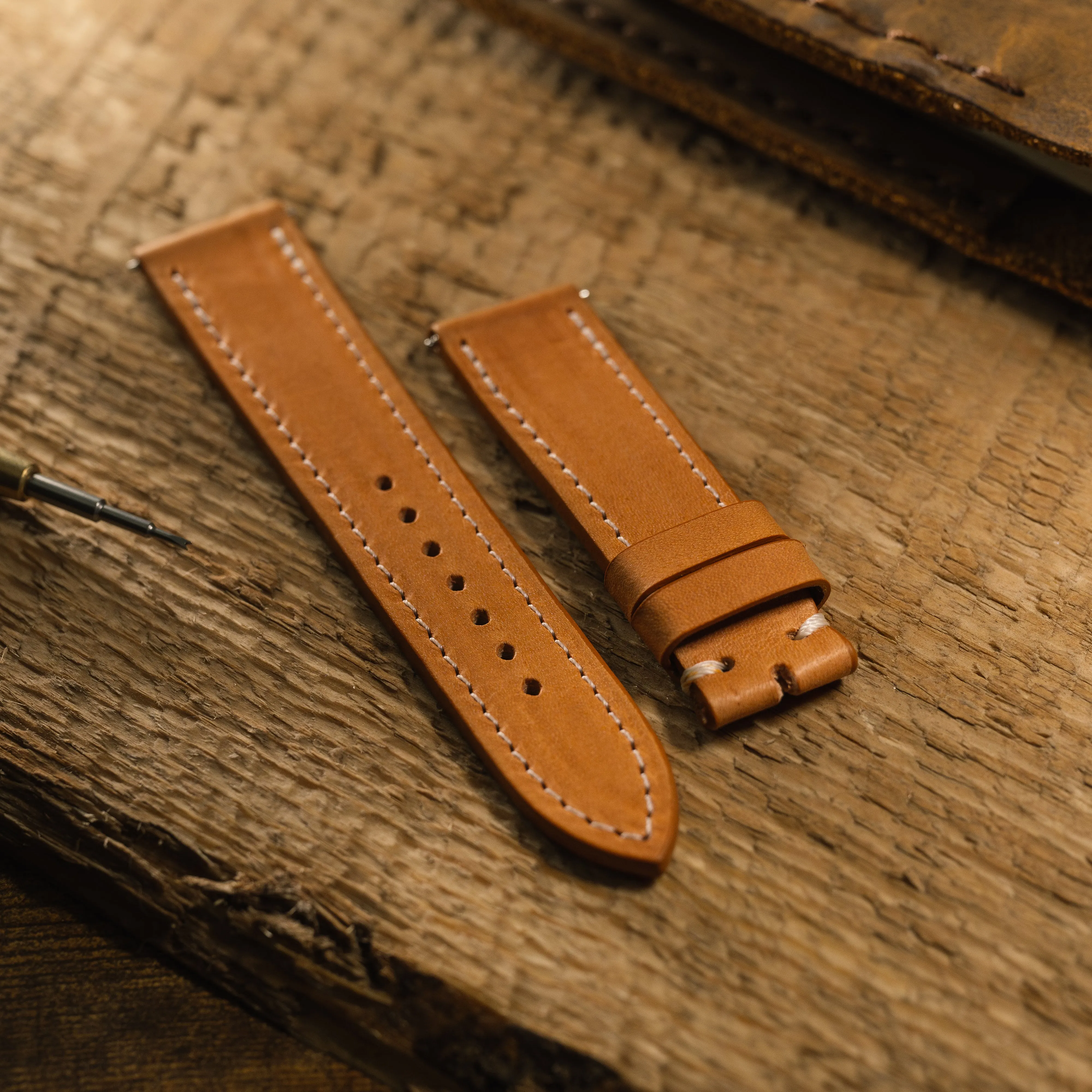 Elbamatt Cammello Leather Strap sold by Weiss Watch Company product image thumbnail 2